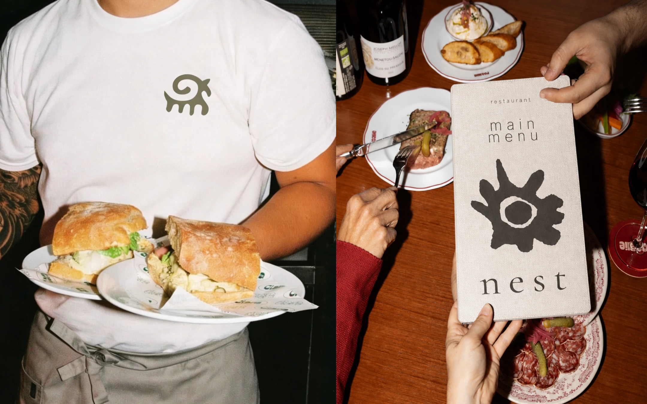 Nest Restaurant — Brand Identity — Изображение №14 — Брендинг, Нейро на Dprofile