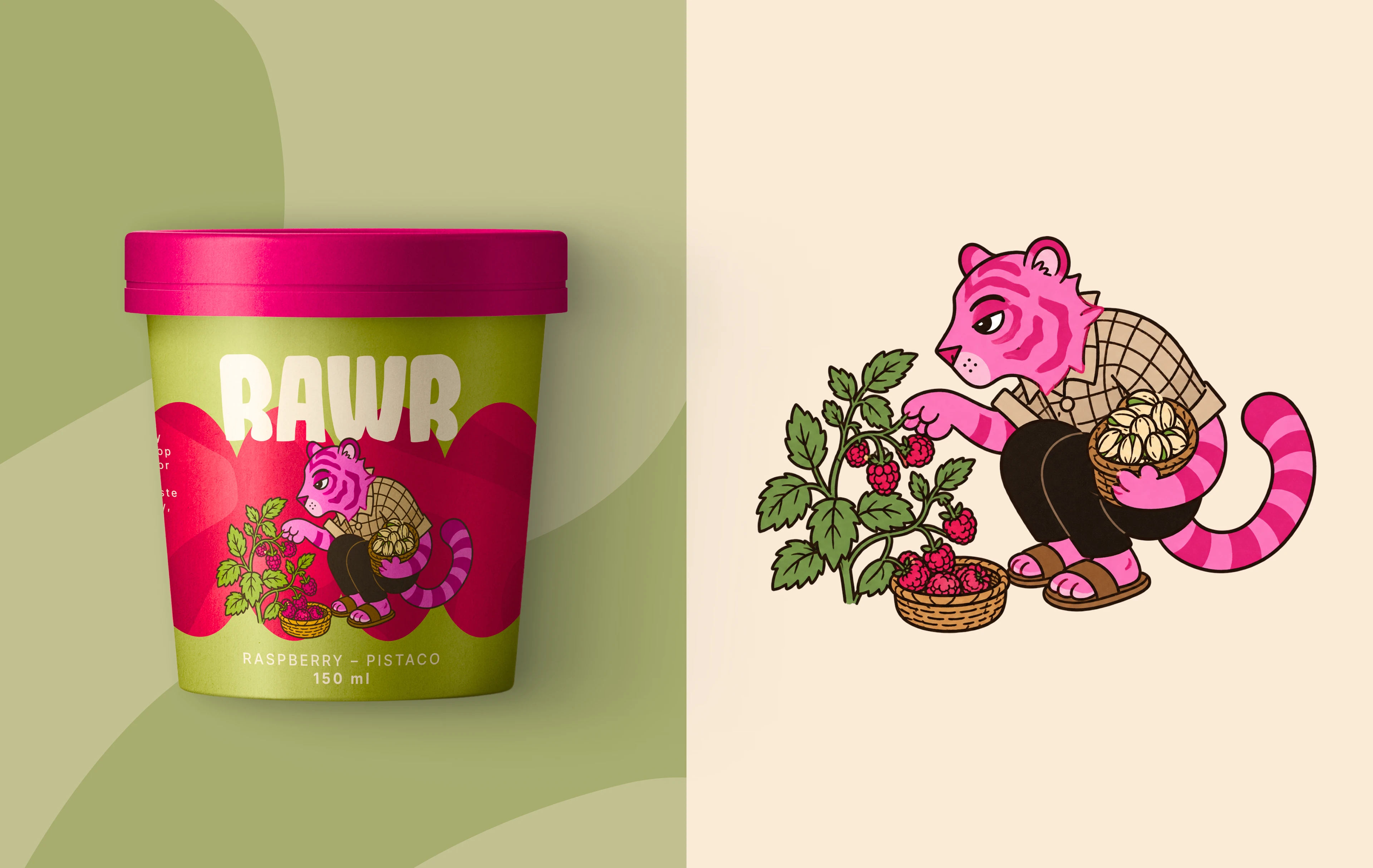 RAWR | Ice Cream | Branding Packaging — Изображение №10 — Брендинг на Dprofile