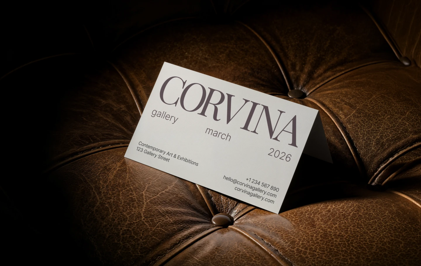 Corvina | Brand Identity | Art Gallery — Изображение №9 — Брендинг на Dprofile