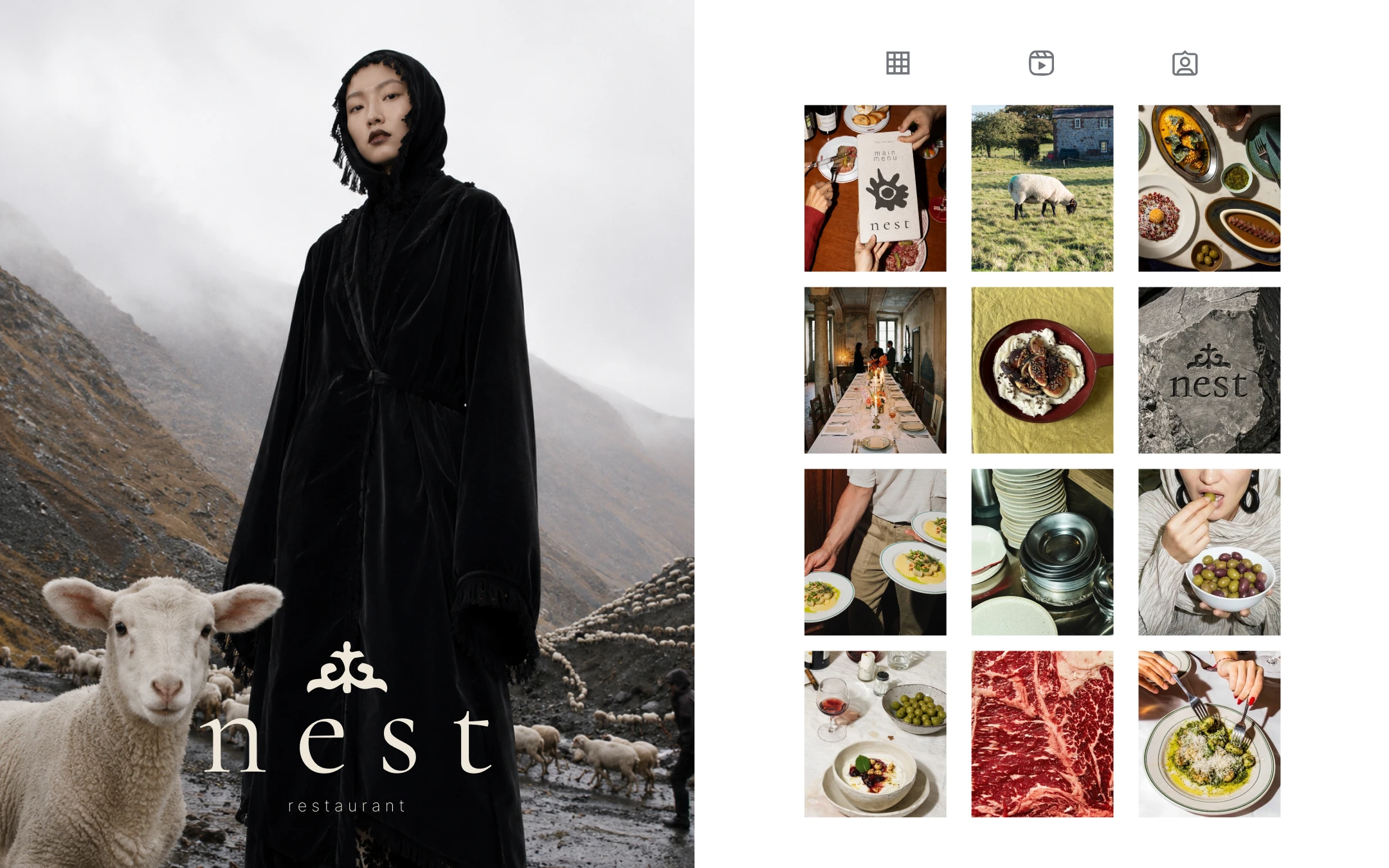 Nest Restaurant — Brand Identity — Изображение №11 — Брендинг, Нейро на Dprofile