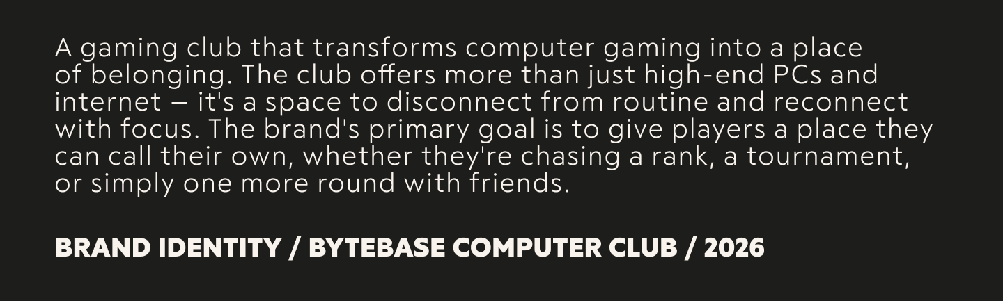 BYTEBASE — Gaming Club Brand Identity — Изображение №5 — Брендинг на Dprofile