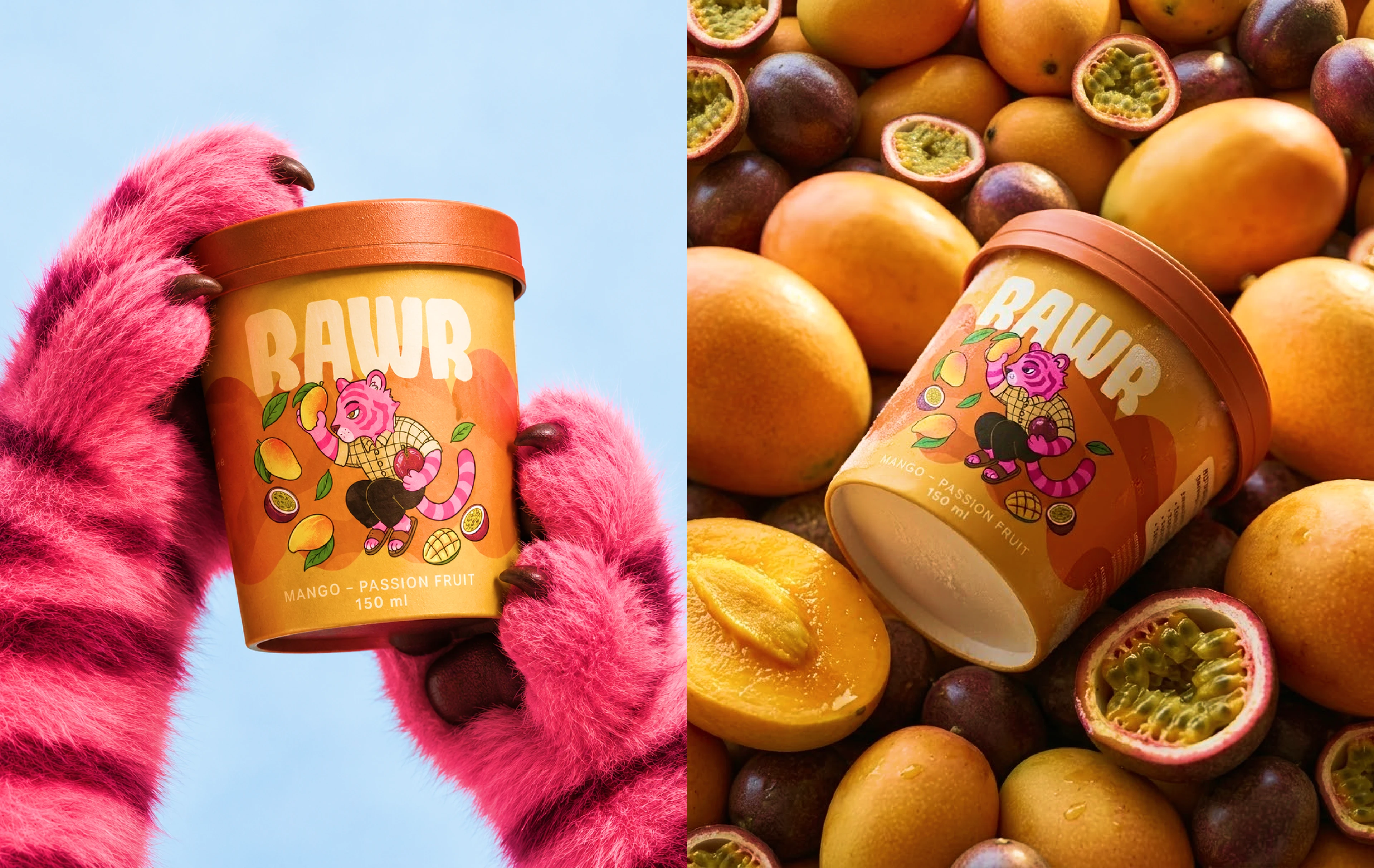 RAWR | Ice Cream | Branding Packaging — Изображение №4 — Брендинг на Dprofile