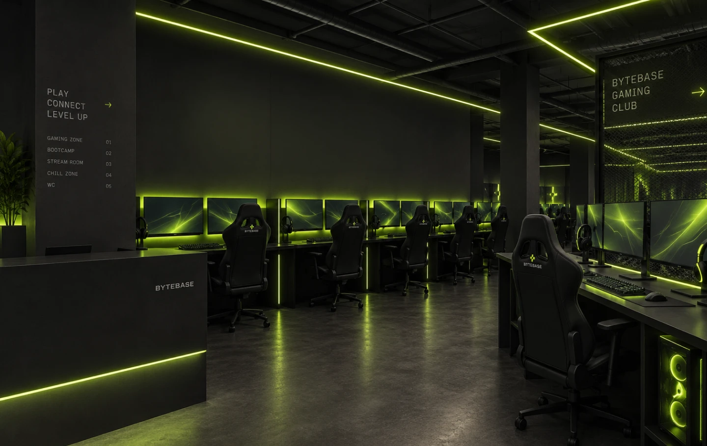 BYTEBASE — Gaming Club Brand Identity — Изображение №17 — Брендинг на Dprofile