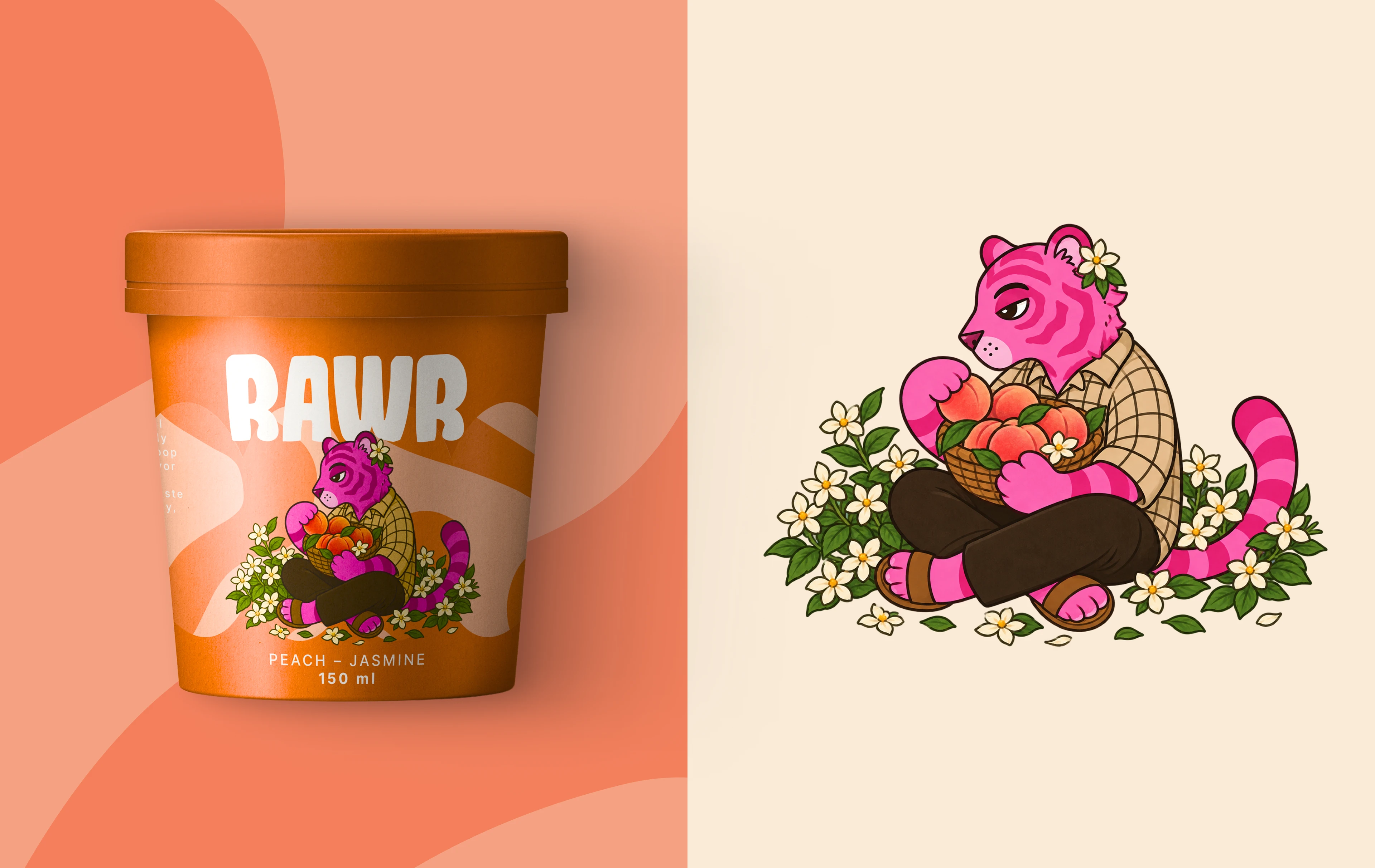 RAWR | Ice Cream | Branding Packaging — Изображение №8 — Брендинг на Dprofile