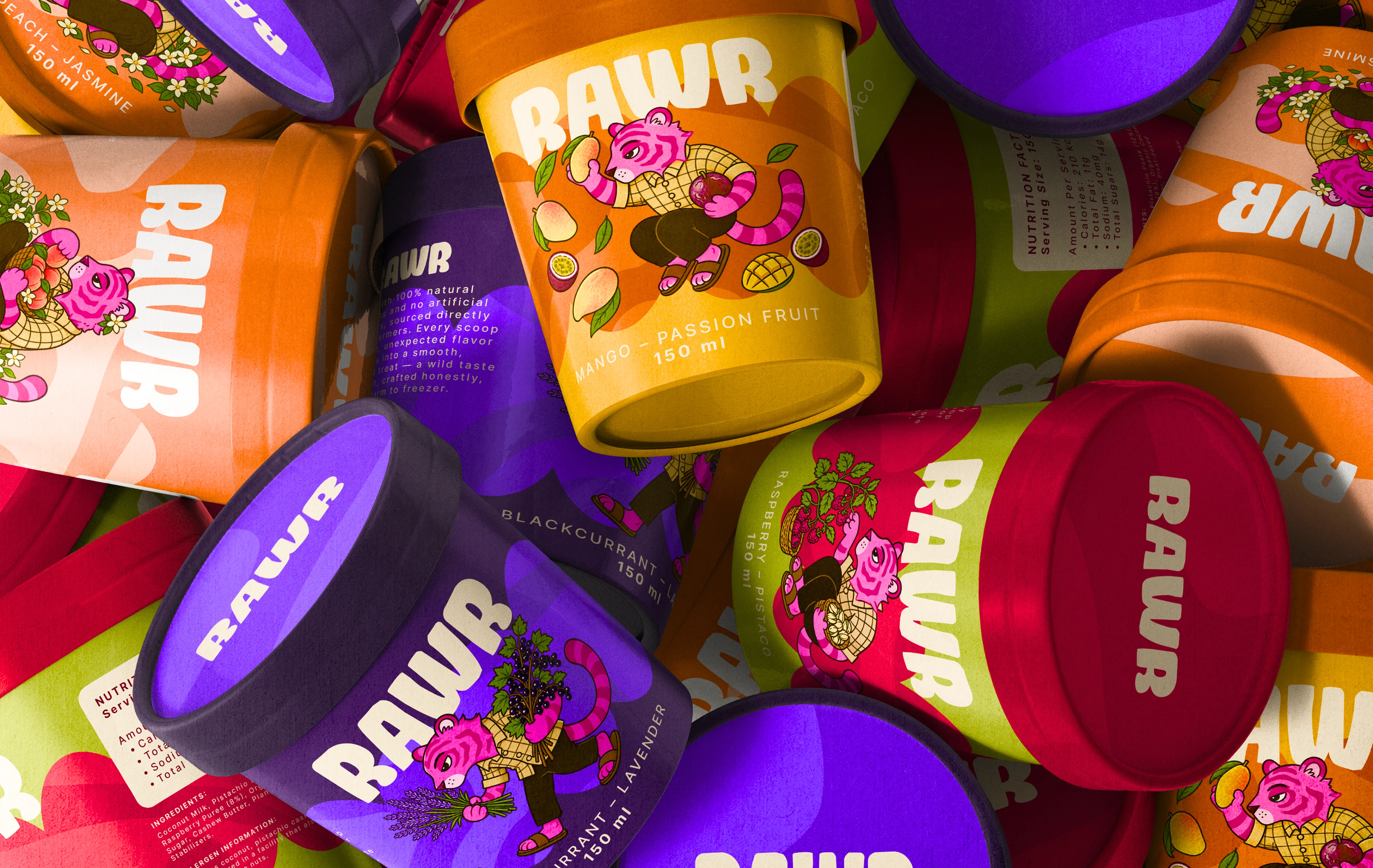RAWR | Ice Cream | Branding Packaging — Изображение №3 — Брендинг на Dprofile