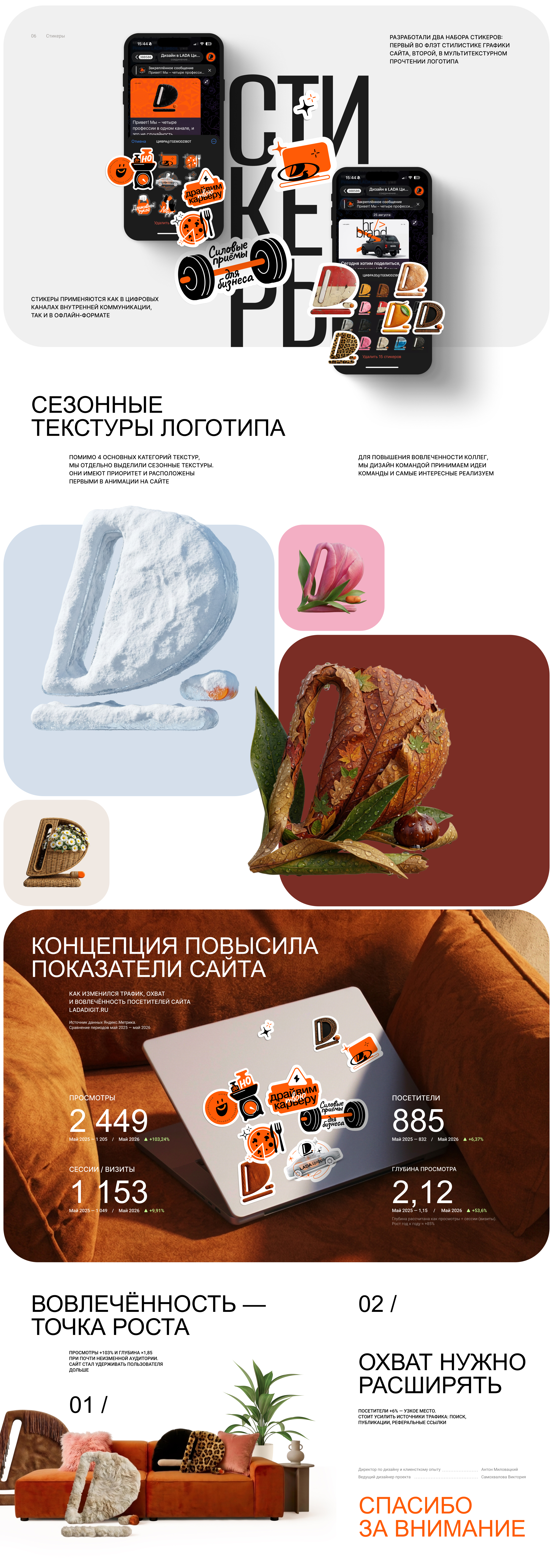 Характер HR-бренда LADA Цифра — Изображение №5 — Интерфейсы, Брендинг на Dprofile