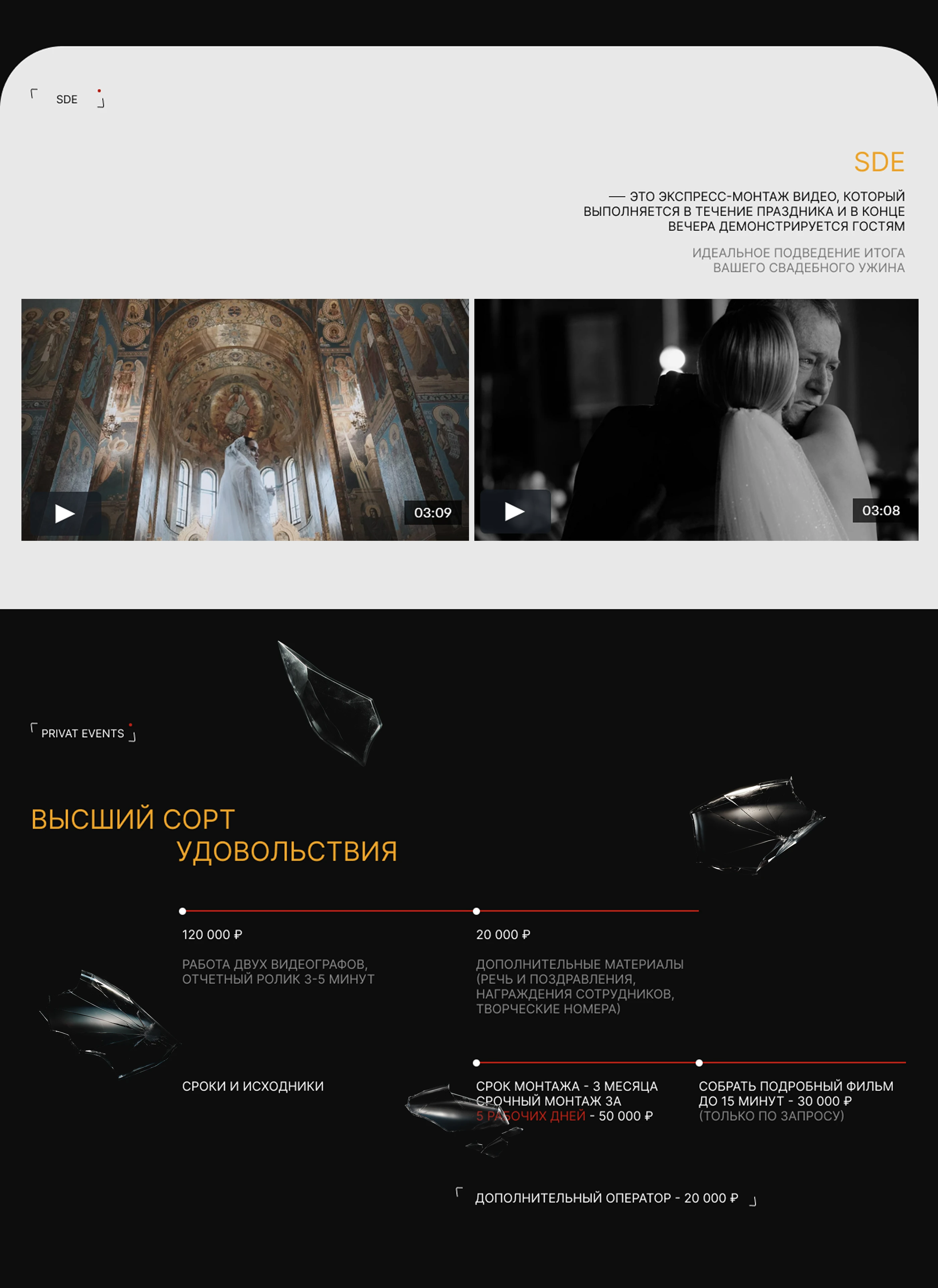 AUDUCHINOK VIDEOPRODUCTION — Изображение №7 — Интерфейсы, Брендинг на Dprofile