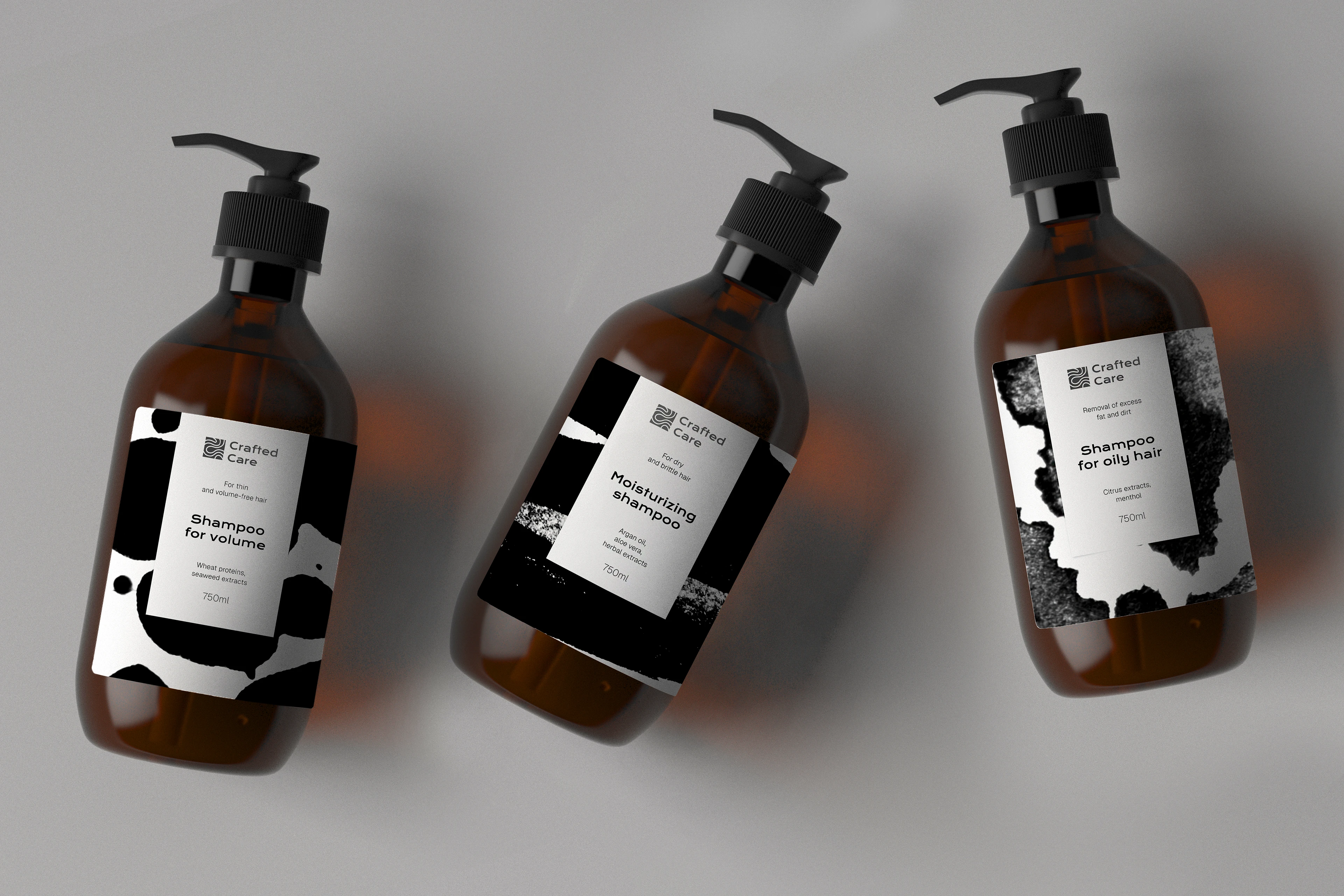 CRAFTED CARE | IDENTITY | LABEL DESIGN — Изображение №10 — Брендинг на Dprofile