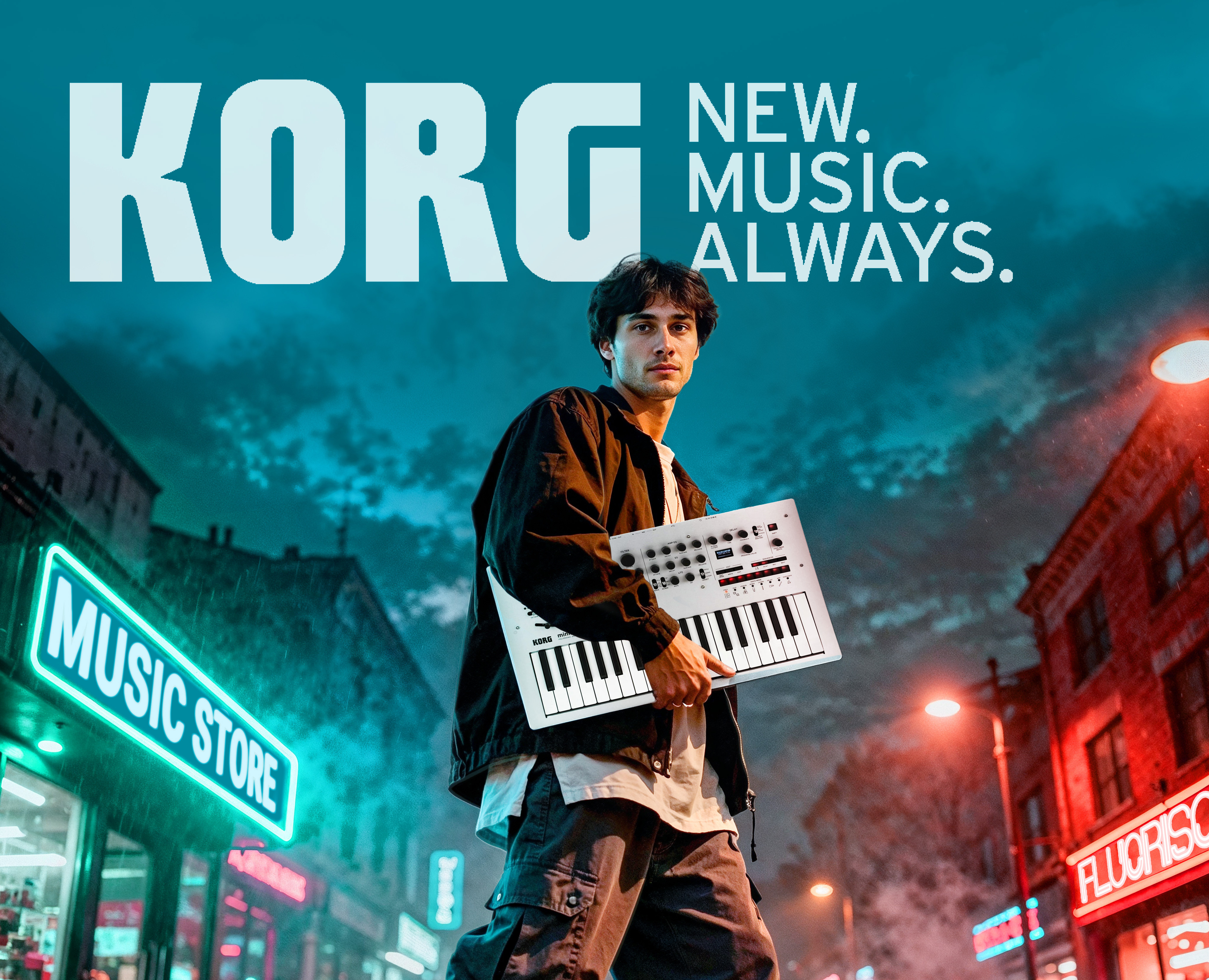 KORG Minilogue - рекламный концепт — Маркетинг, Нейро на Dprofile