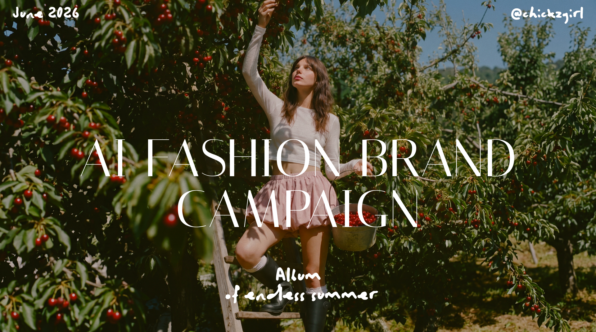 AI fashion brand campaign|Album of Endless Summer — Изображение №1 — Маркетинг, Нейро на Dprofile