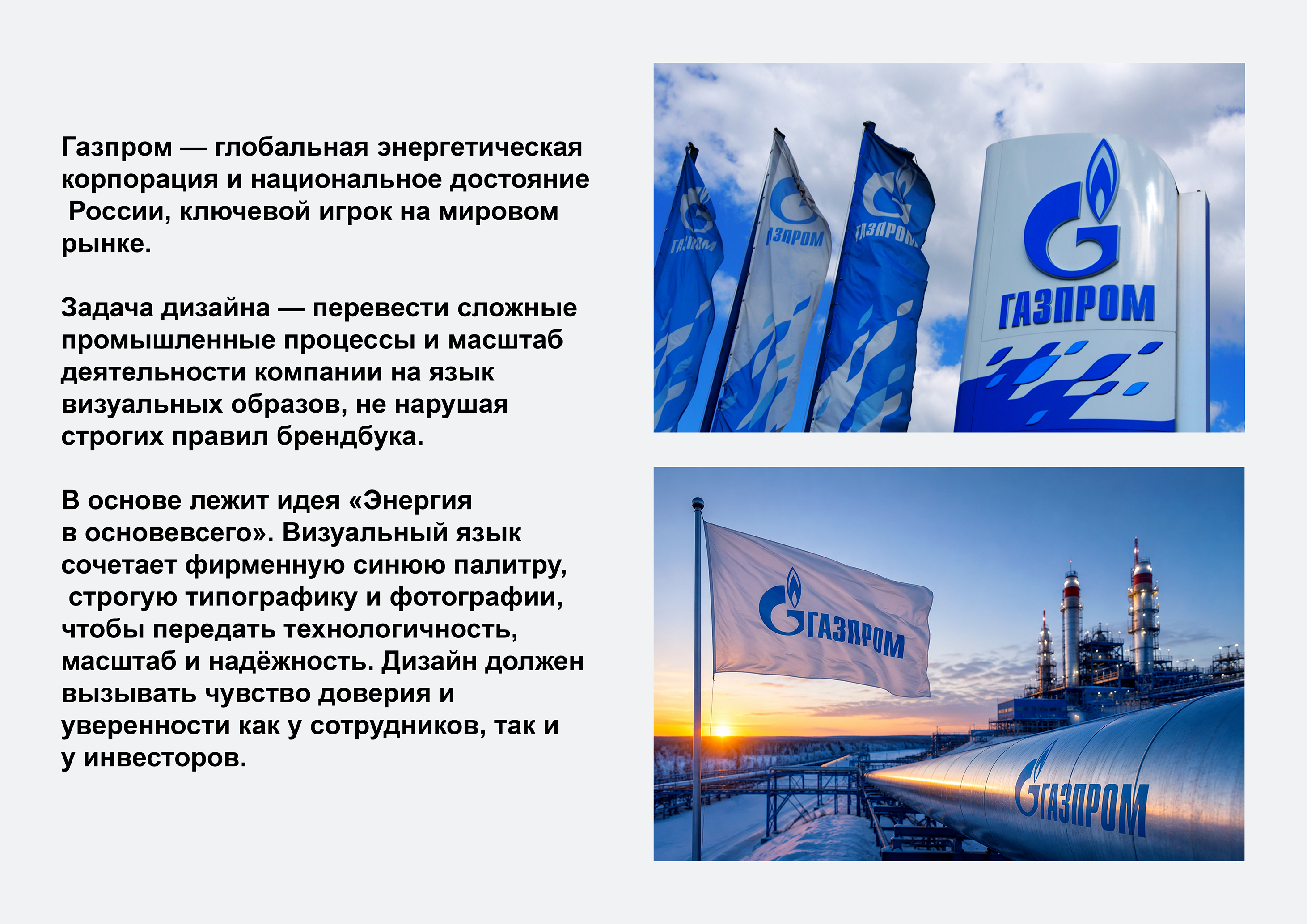 Дизайн-Кейс для Газпром — Изображение №2 — Брендинг на Dprofile