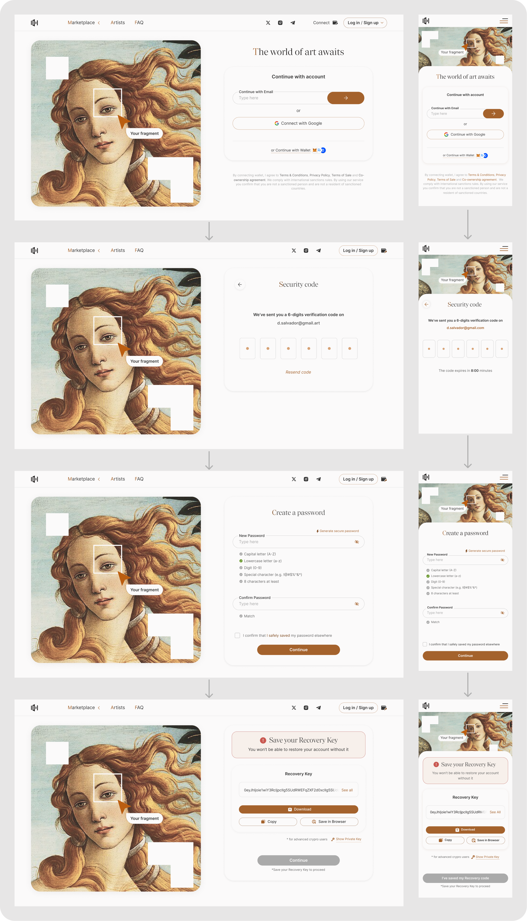 10101.shop: Дизайн B2C art-tech e-commerce платформы — Изображение №12 — Интерфейсы на Dprofile