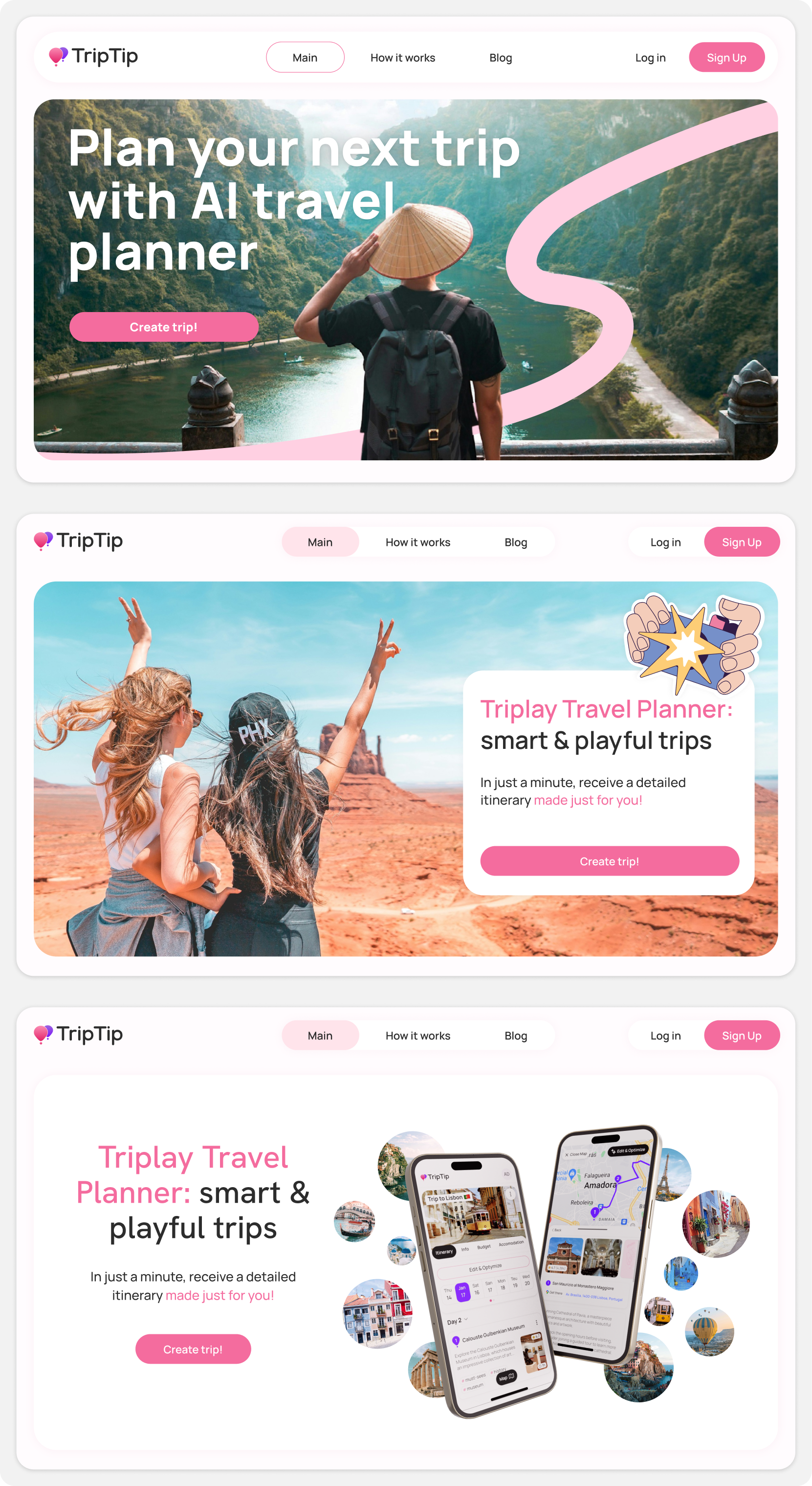 Triplay: Дизайн для ИИ-планнера путешествий — Изображение №20 — Интерфейсы на Dprofile