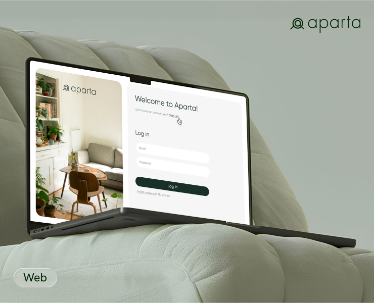 Aparta: Дизайн для B2B сервиса ИИ-автоматизации сообщений для хостов в Airbnb — Интерфейсы на Dprofile