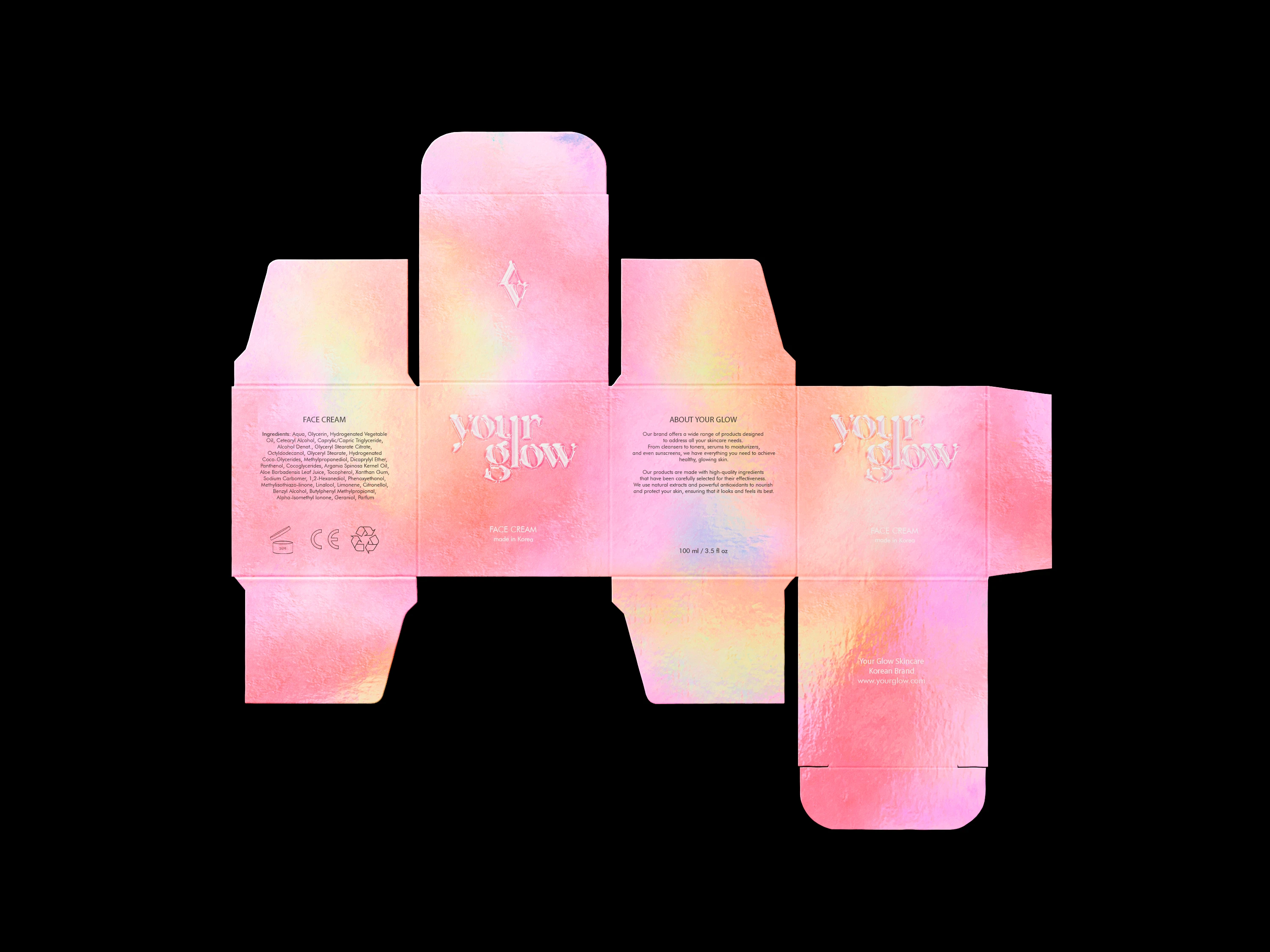 Your Glow | Skincare brand | Brand identify — Изображение №9 — Брендинг на Dprofile
