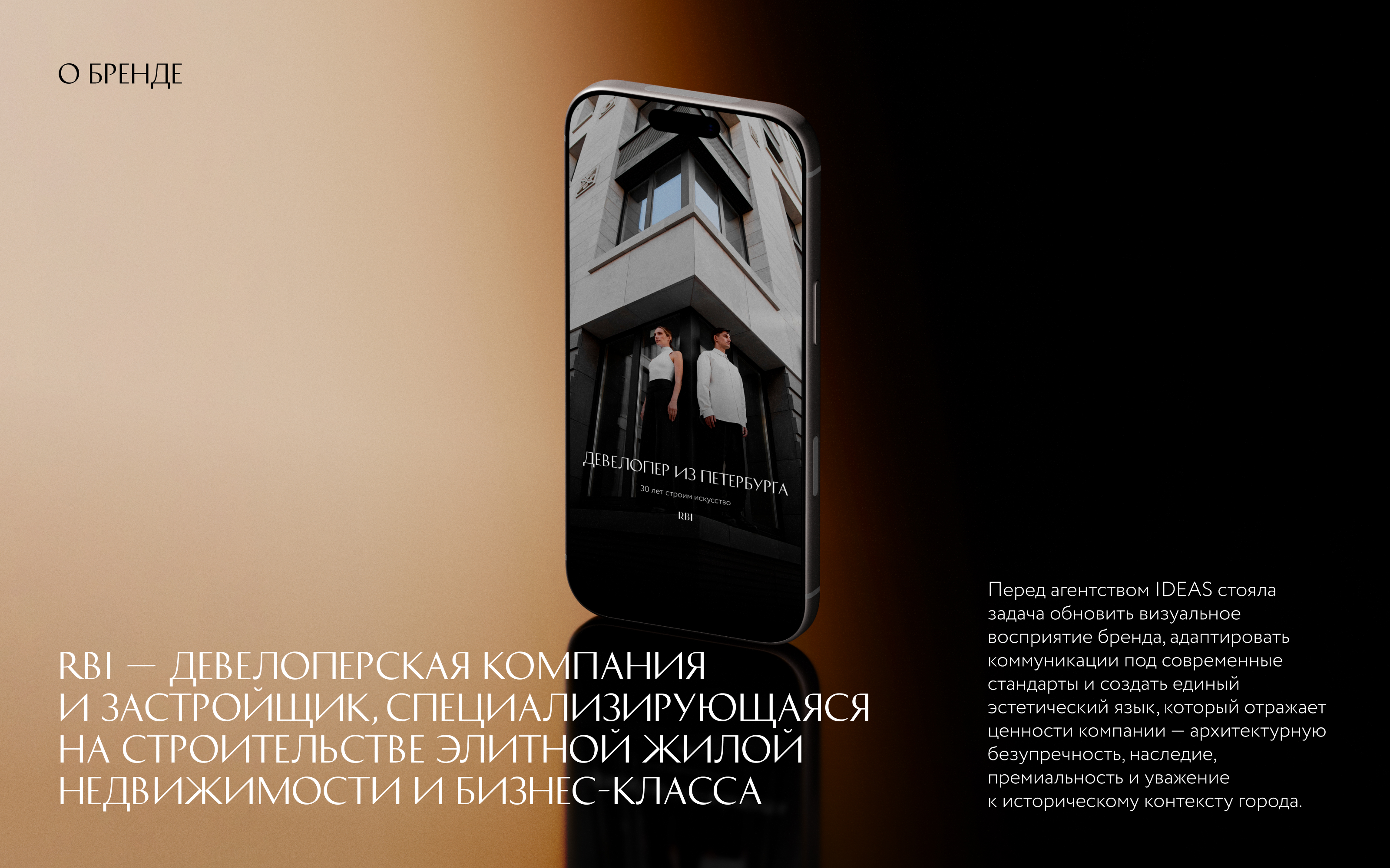 RBI - премиальный девелопер — Изображение №1 — Брендинг, Маркетинг на Dprofile