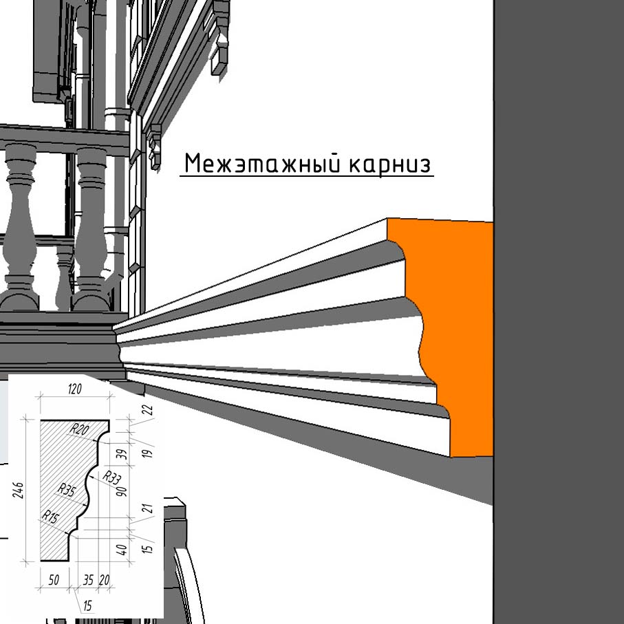 Дизайн - проект особняков в английском стиле — Изображение №26 — 3D, Архитектура на Dprofile