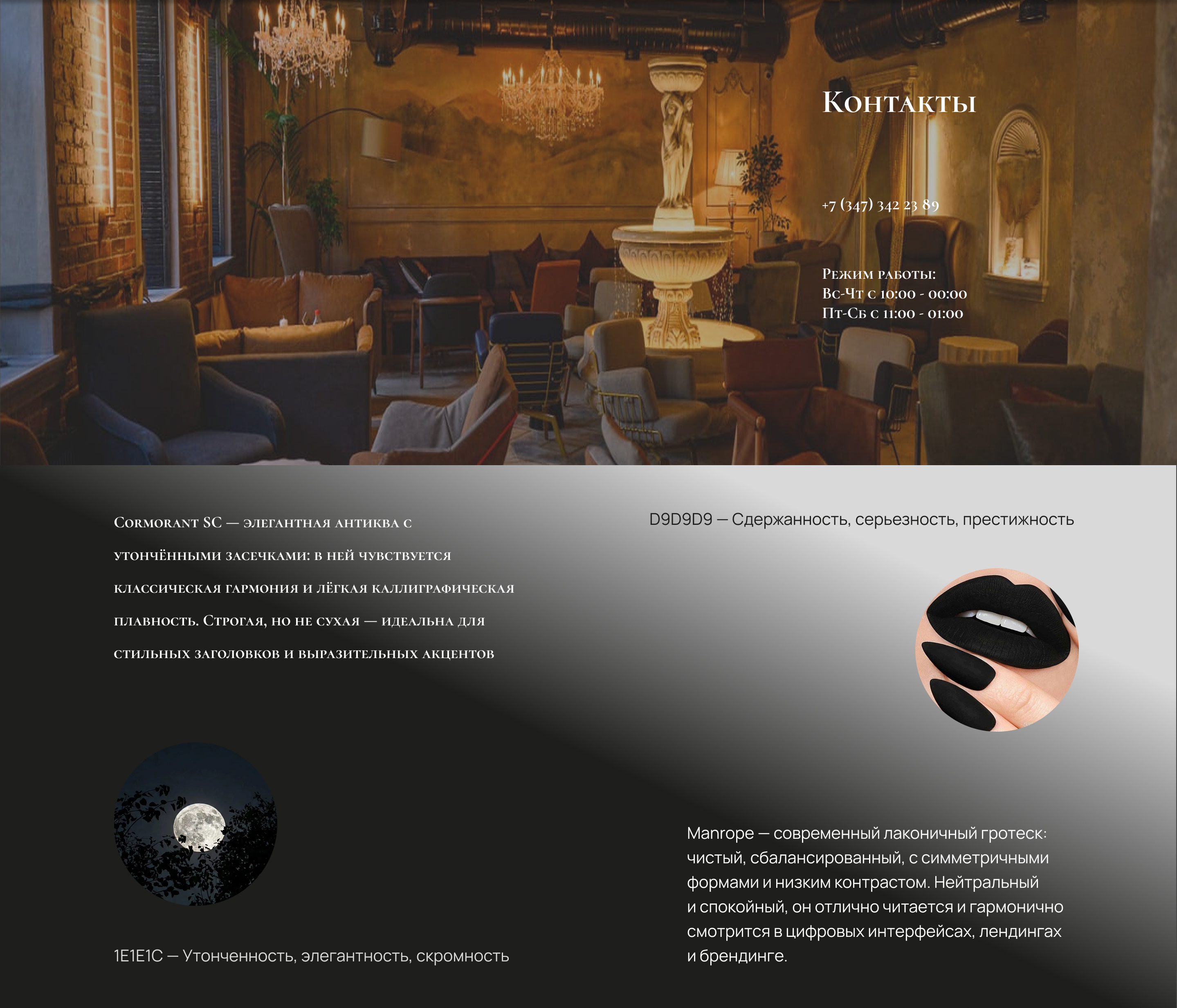 Umbrella Restaurant — Изображение №6 — Интерфейсы на Dprofile