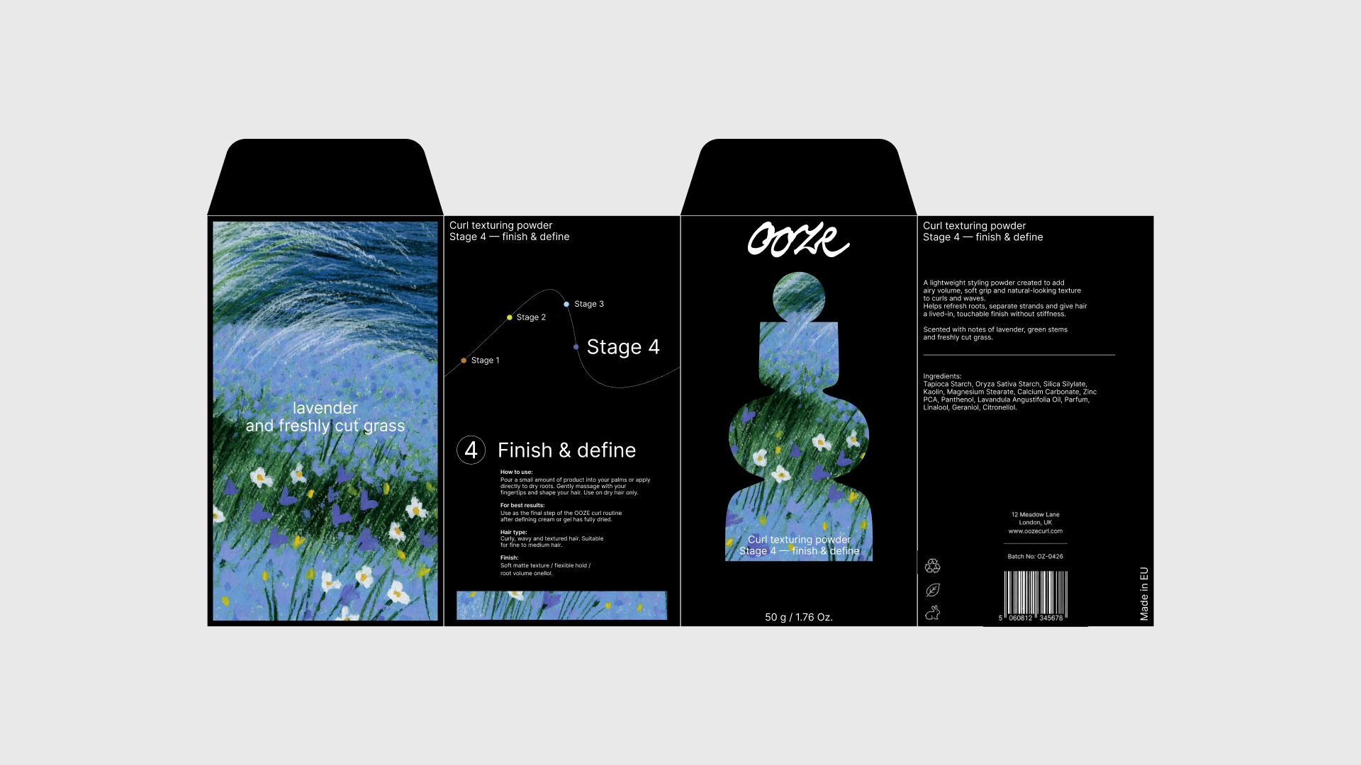 OOZE | Conceptual visual identity for a curly hair care bra… — Изображение №11 — Брендинг на Dprofile