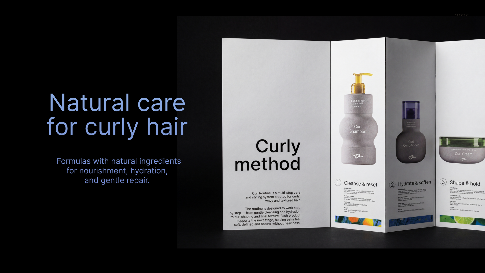 OOZE | Conceptual visual identity for a curly hair care bra… — Изображение №9 — Брендинг на Dprofile