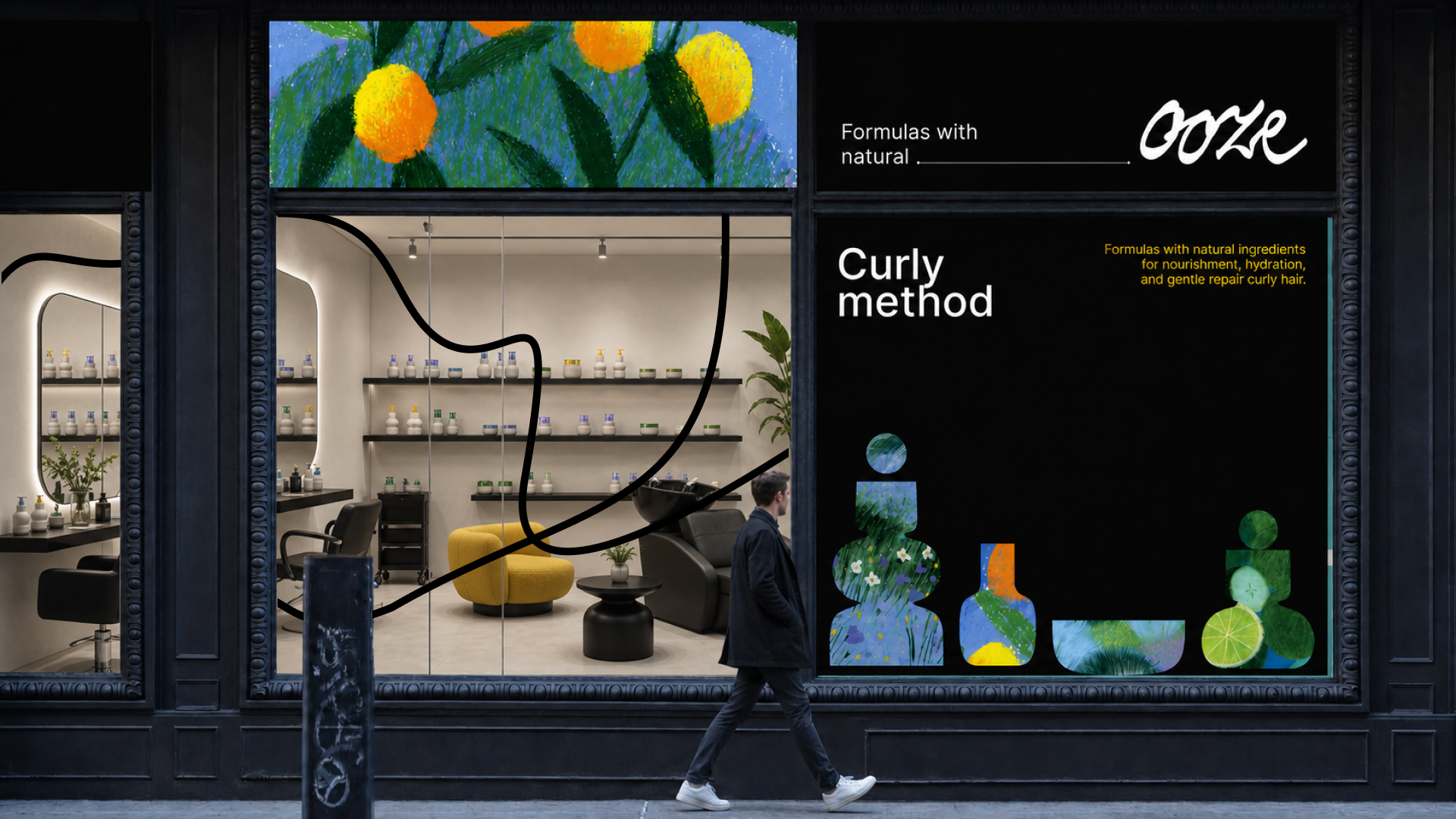 OOZE | Conceptual visual identity for a curly hair care bra… — Изображение №16 — Брендинг на Dprofile