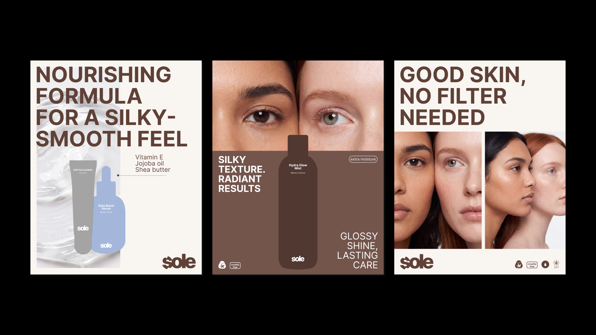 Sole - skincare brand visual identity — Изображение №4 — Брендинг, Нейро на Dprofile