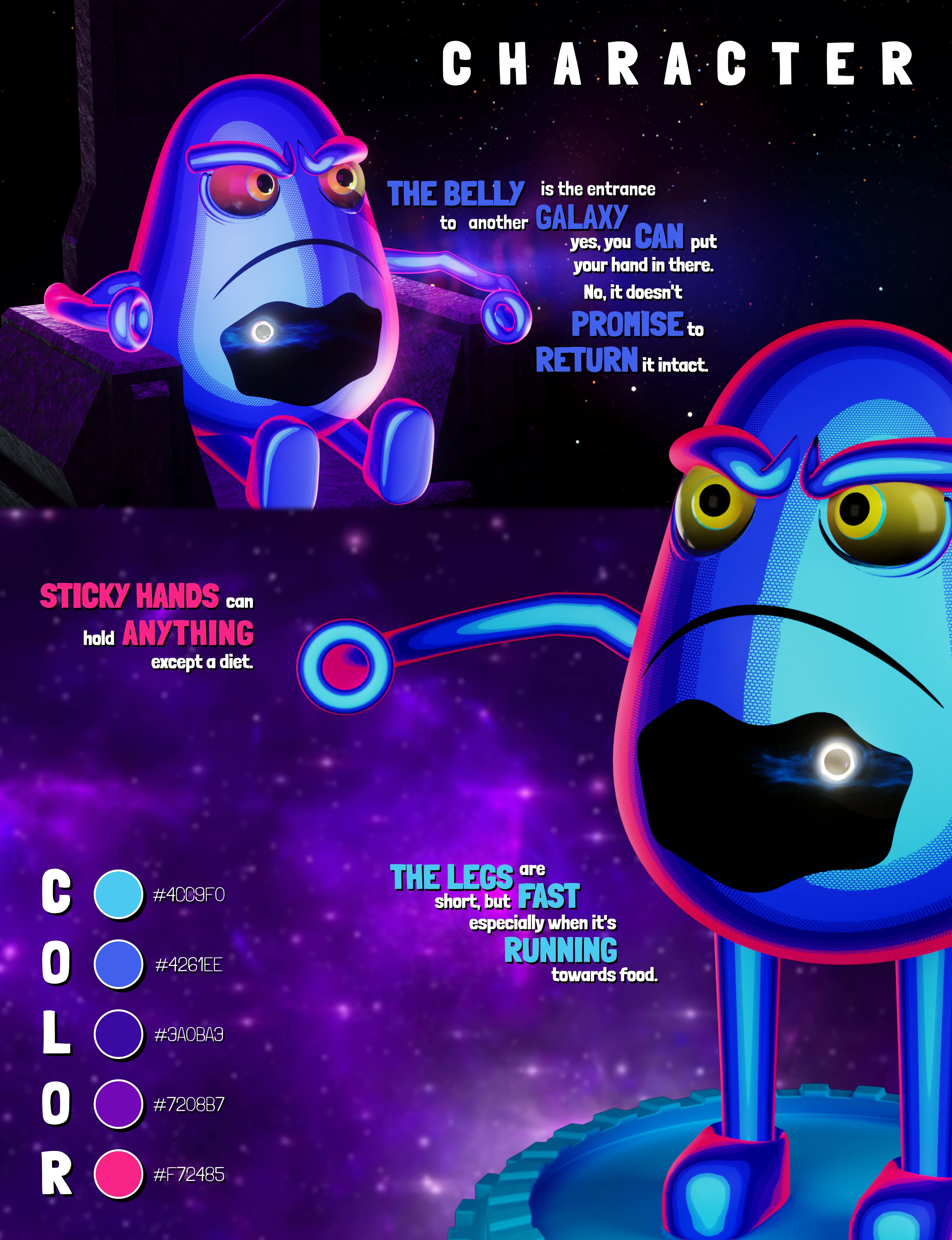Character Space / GRIM — Изображение №5 — Иллюстрация, Анимация на Dprofile