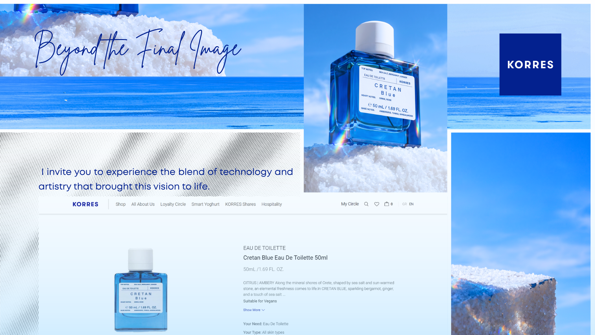 Cretan Blue | Photorealistic Product Visualization — Изображение №14 — 3D, Нейро на Dprofile