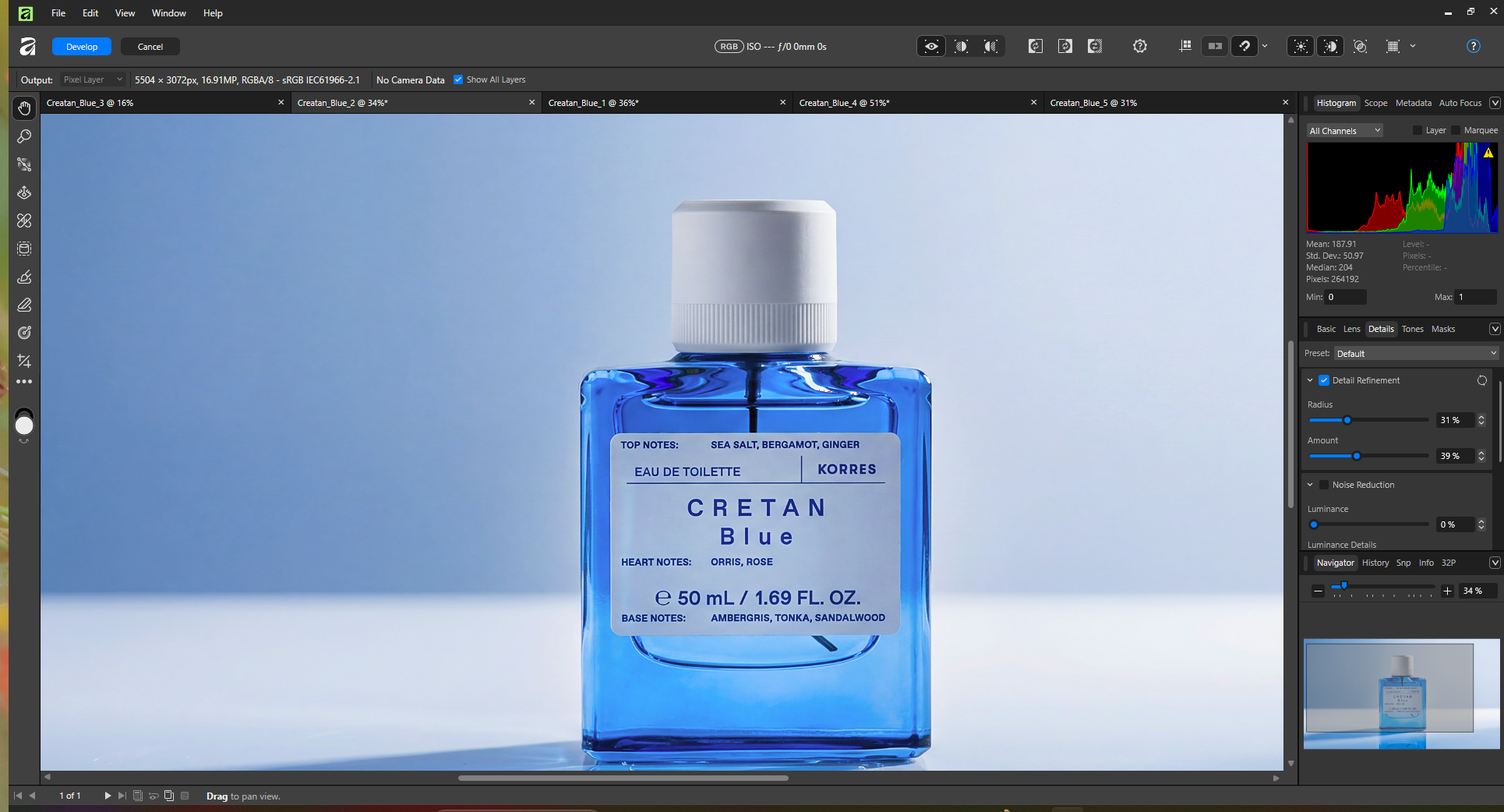 Cretan Blue | Photorealistic Product Visualization — Изображение №24 — 3D, Нейро на Dprofile