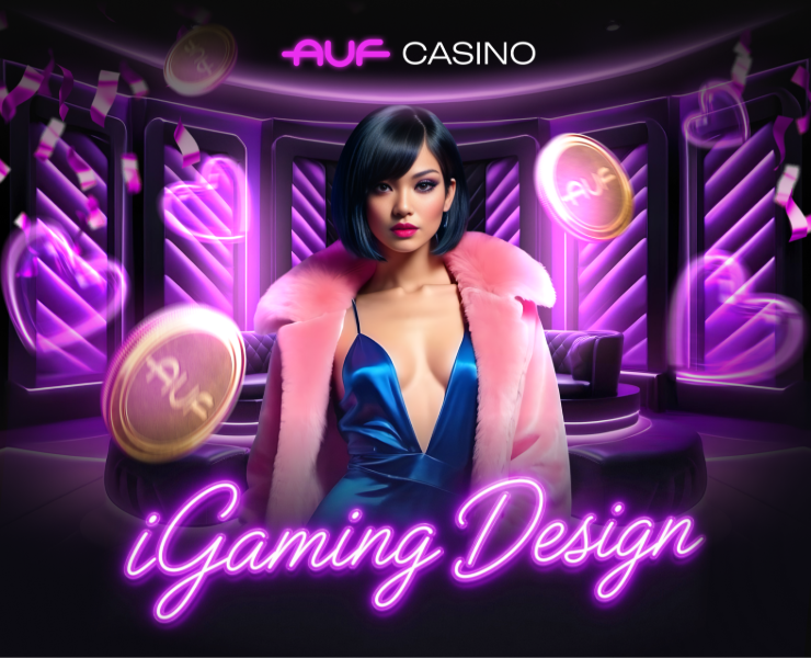 AUF Casino I iGaming — Интерфейсы, Брендинг на Dprofile
