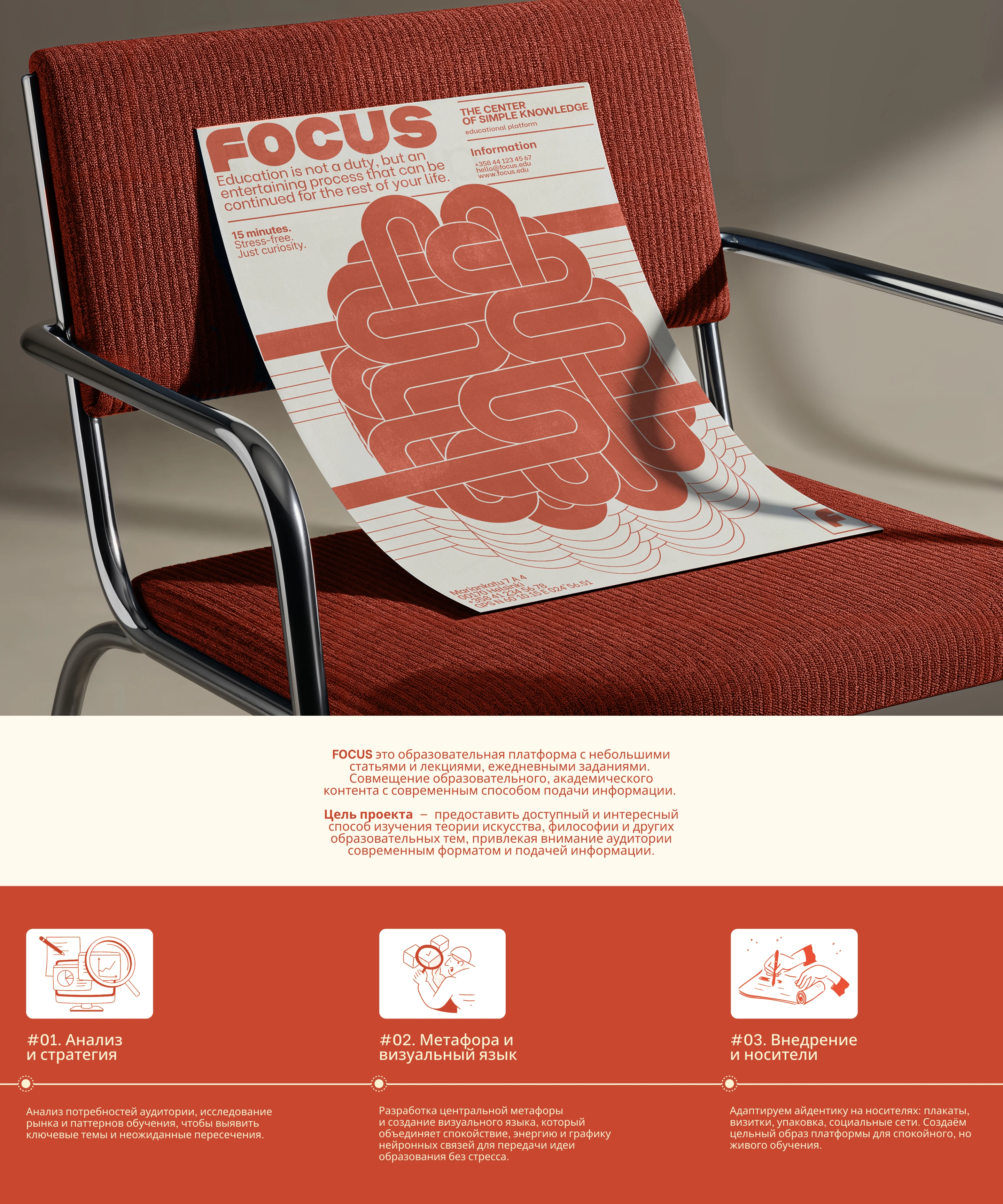 Brand Identity | Образовательная платформа FOCUS — Изображение №1 — Брендинг на Dprofile