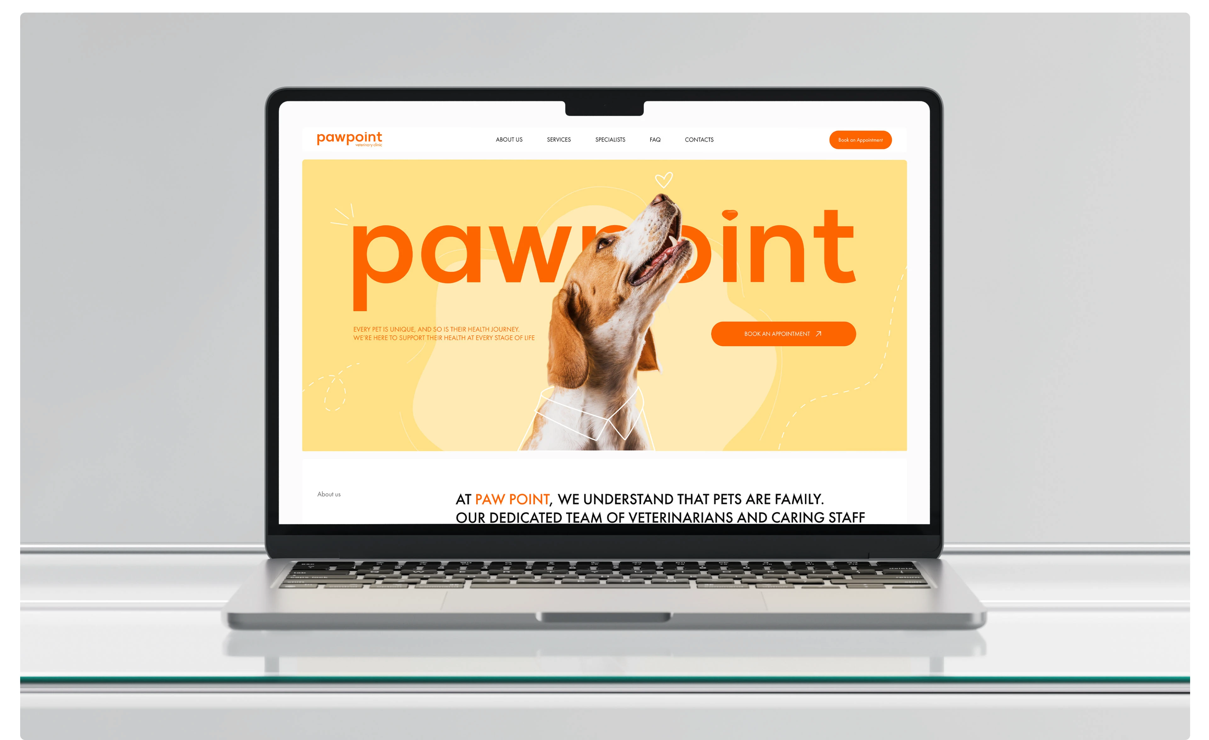 PAWPOINT — ветеринарная клиника — Изображение №12 — Интерфейсы на Dprofile