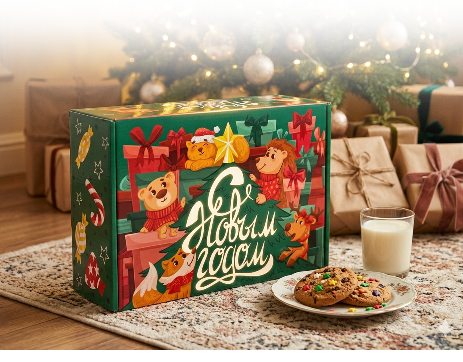 Дизайн новогодних упаковок сюрприз-боксов — Изображение №5 — Брендинг, Иллюстрация на Dprofile