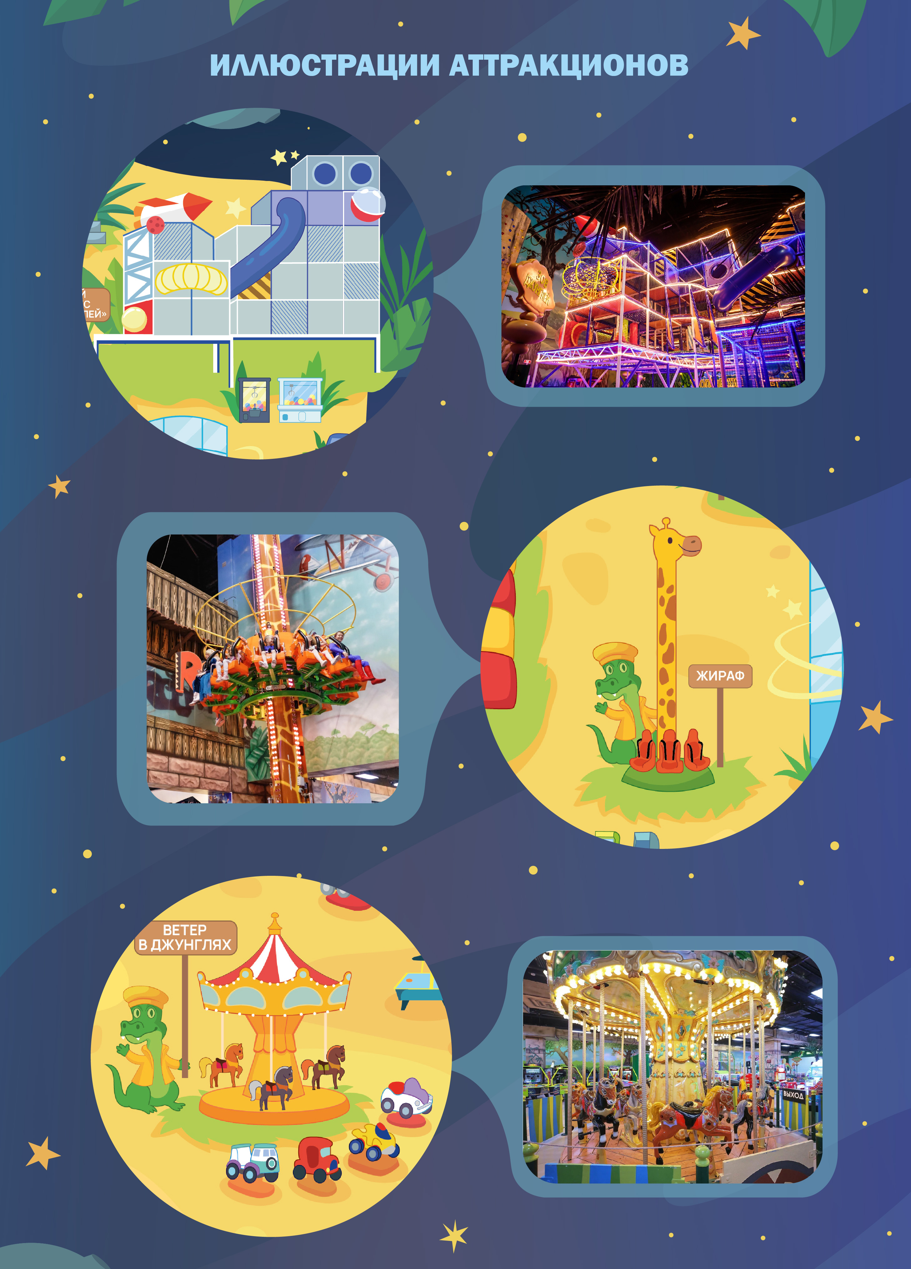 Иллюстрация карты для парка развлечений — Изображение №5 — Иллюстрация, Графика на Dprofile