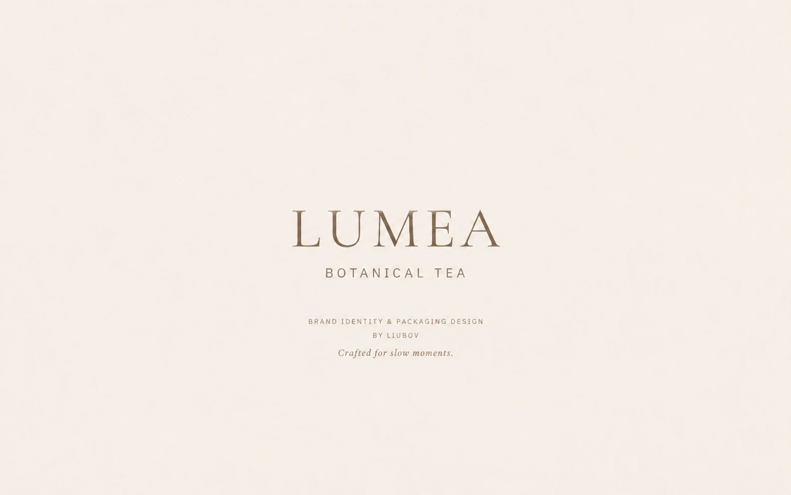 LUMEA — Botanical Tea Brand Identity | Packaging — Изображение №14 — Брендинг на Dprofile