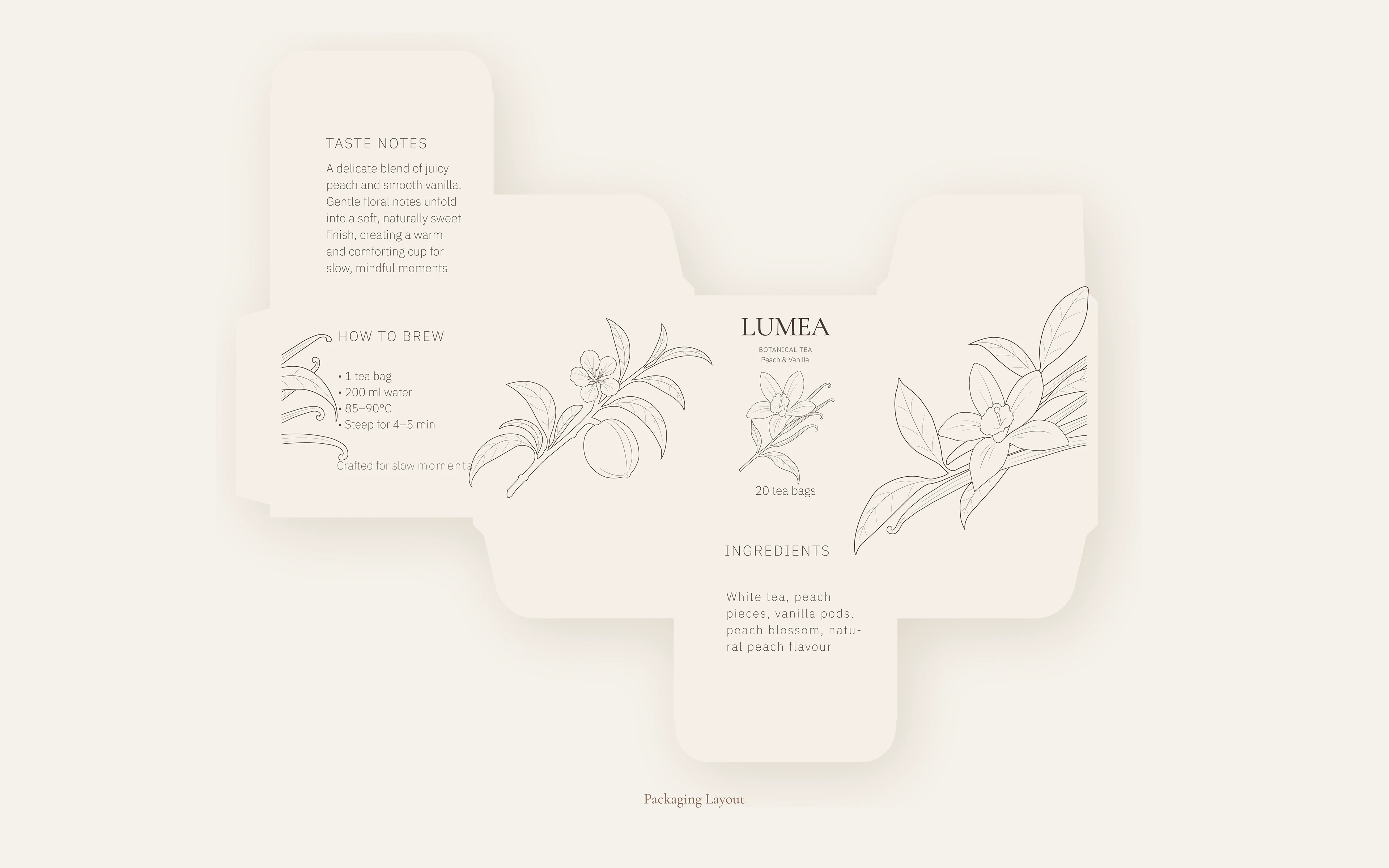 LUMEA — Botanical Tea Brand Identity | Packaging — Изображение №5 — Брендинг на Dprofile