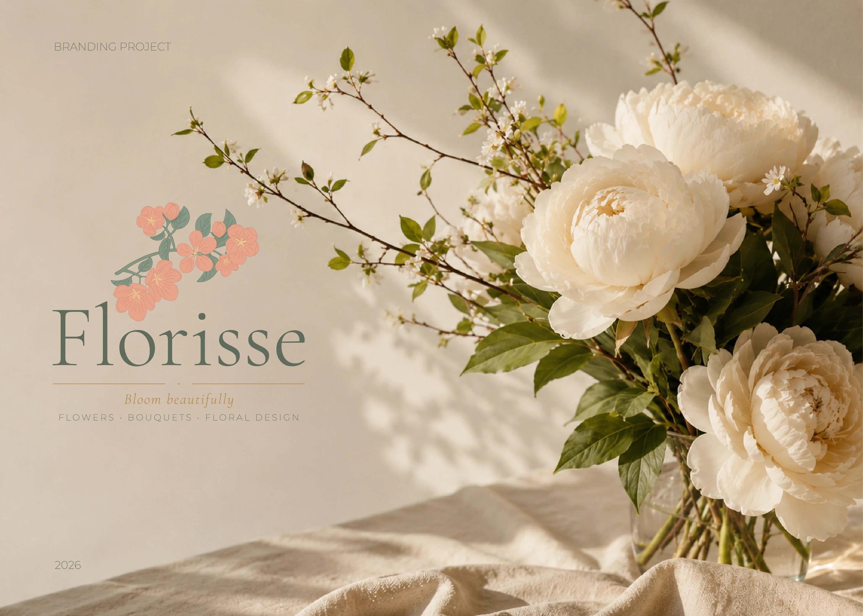 Florisse — Floral Brand Identity & Packaging — Изображение №1 — Брендинг на Dprofile