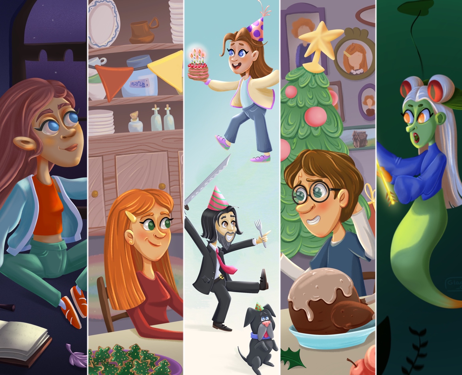 Мои иллюстрации 2025 — Брендинг, Иллюстрация на Dprofile