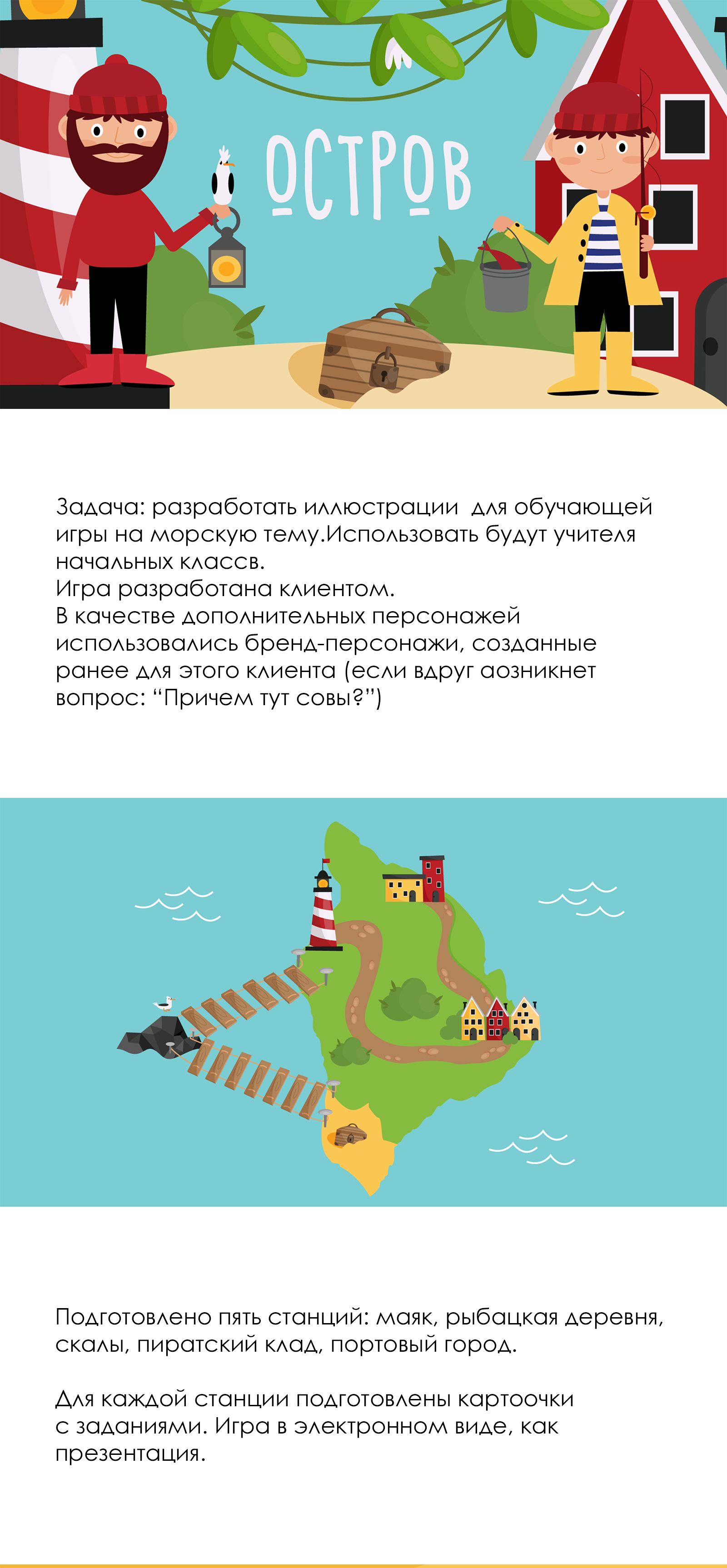 Разработка игры для школьников "Остров" — Изображение №1 — Иллюстрация на Dprofile