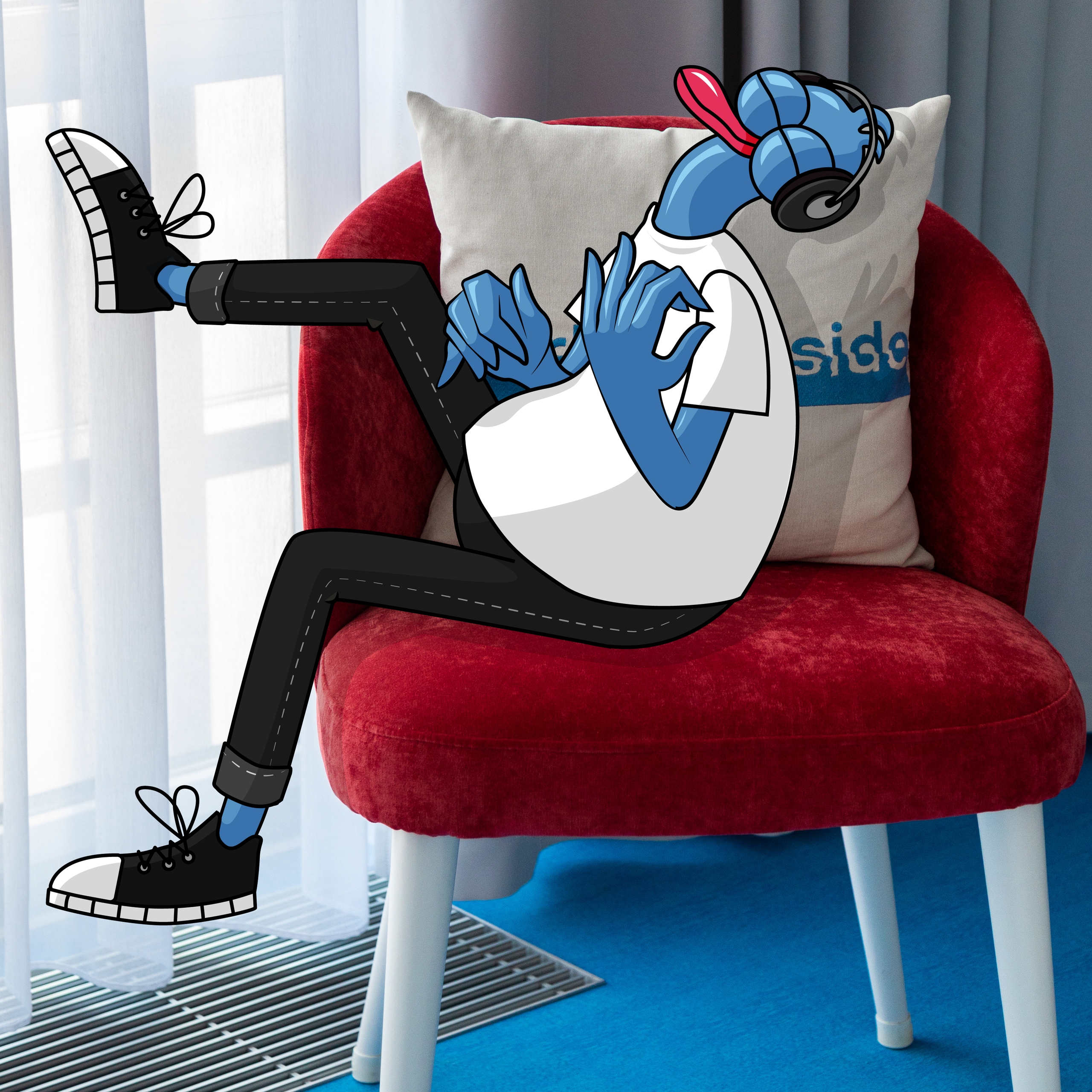 Бренд-персонаж Albatross для Starboardside Hotel — Изображение №4 — Брендинг, Иллюстрация на Dprofile