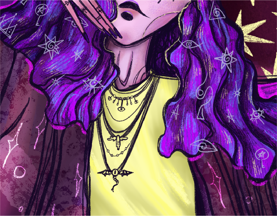 Space Witch Illustration – A Journey Through Worlds — Изображение №10 — Иллюстрация на Dprofile