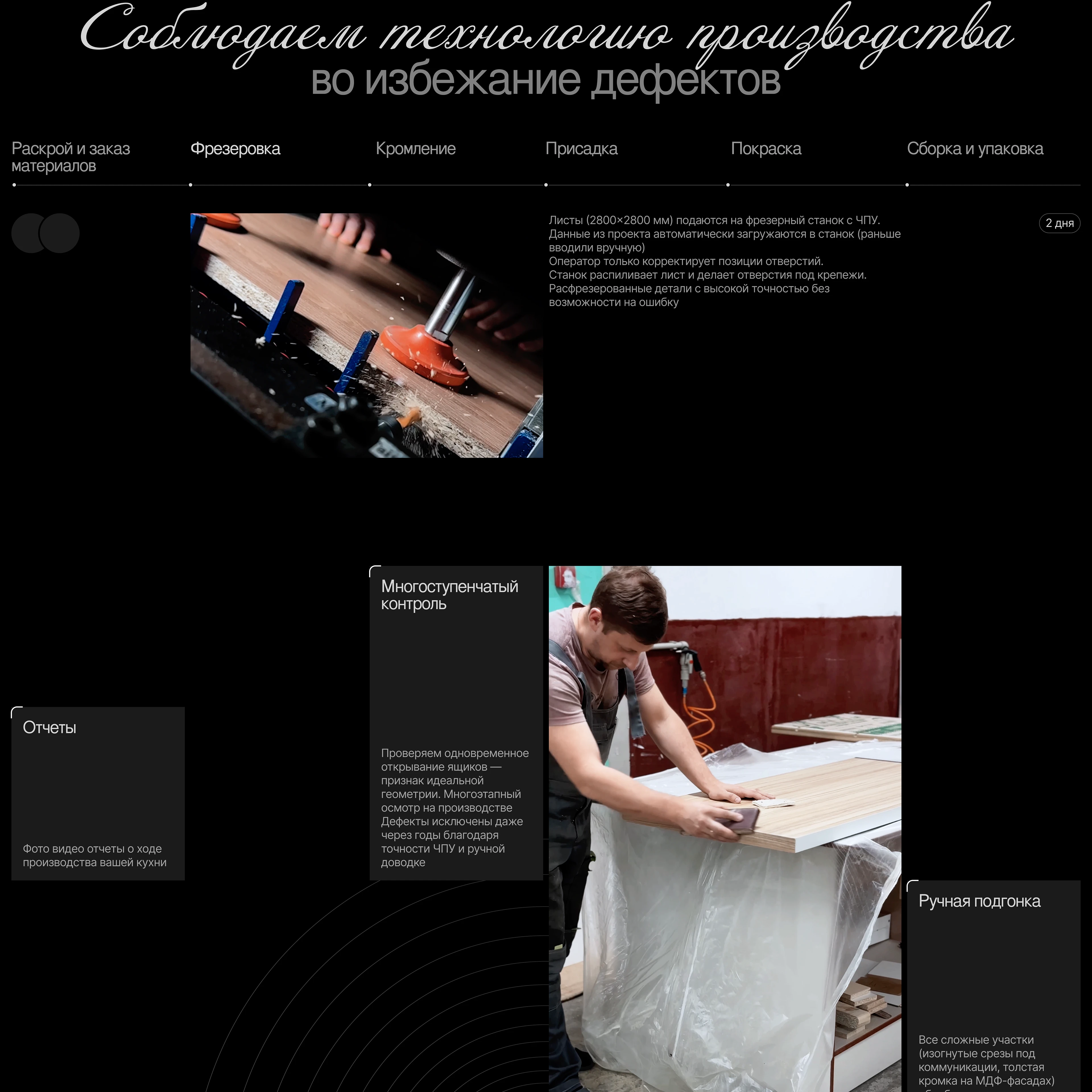 Дизайн сайта. Кухни на заказ — Изображение №12 — Интерфейсы, Брендинг на Dprofile