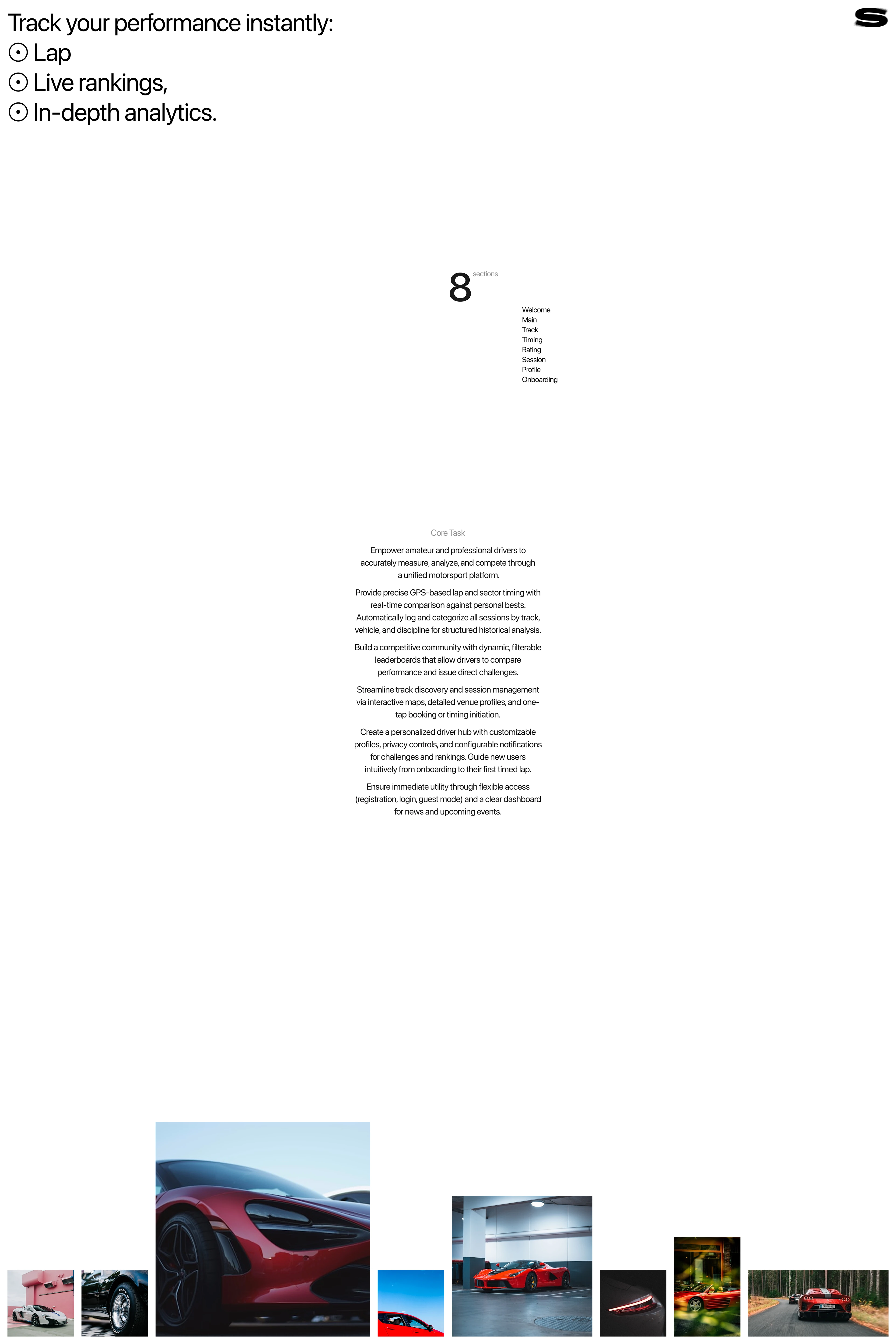 Racing Tracker — Mobile App & UI/UX — Изображение №2 — Интерфейсы на Dprofile