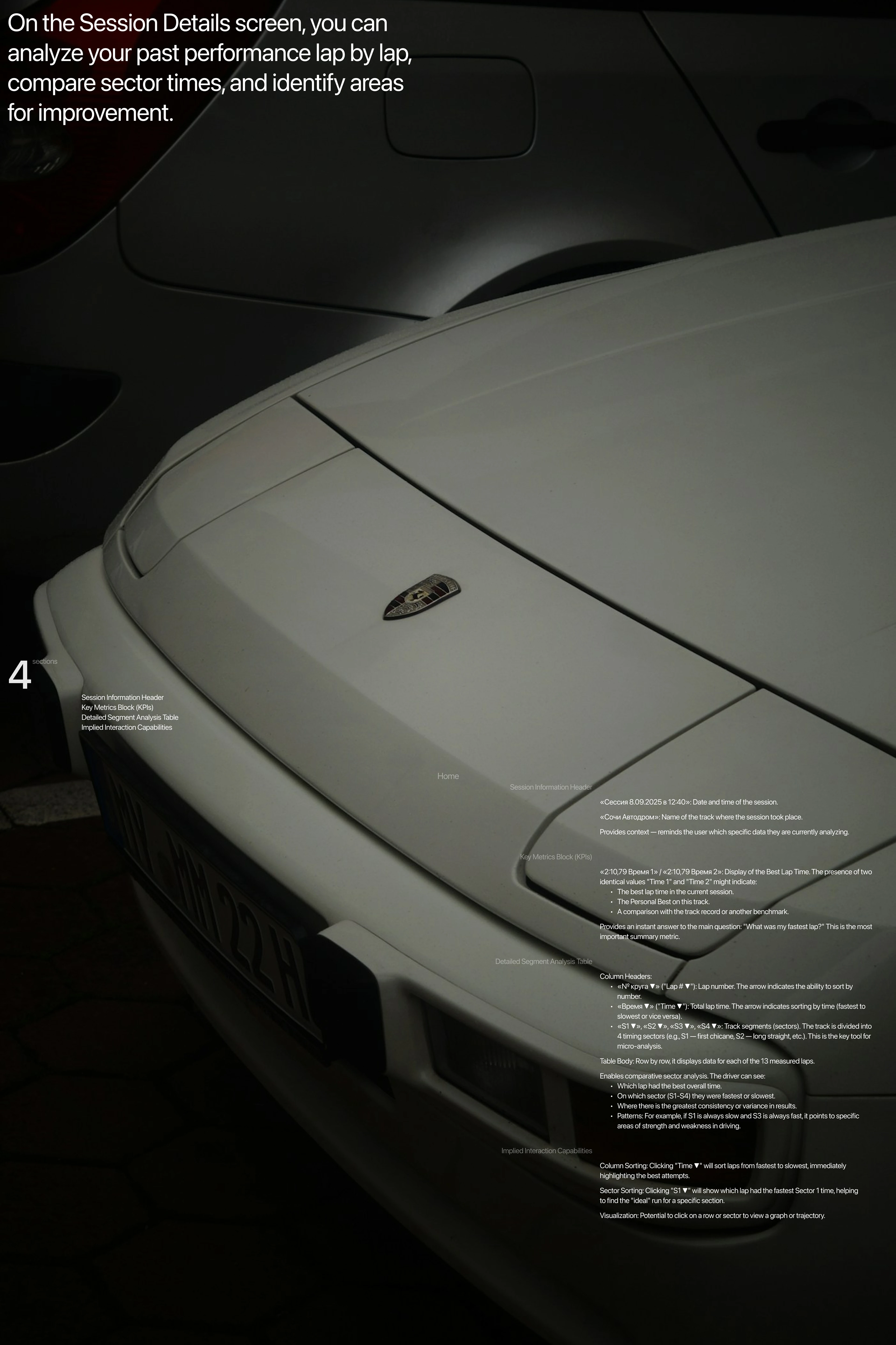 Racing Tracker — Mobile App & UI/UX — Изображение №33 — Интерфейсы на Dprofile