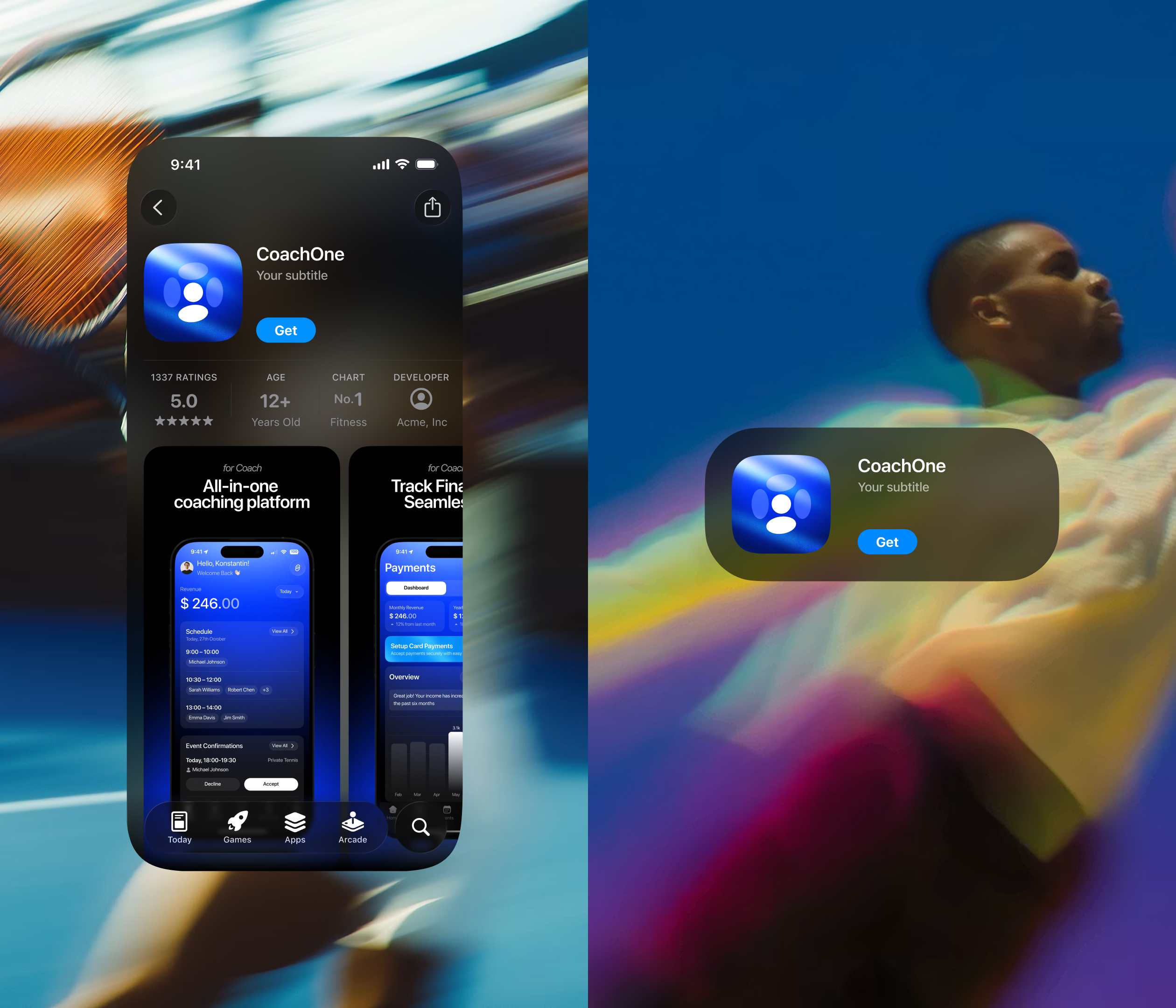 Fitness Coach Management — Mobile App & UI/UX Design — Изображение №5 — Интерфейсы на Dprofile