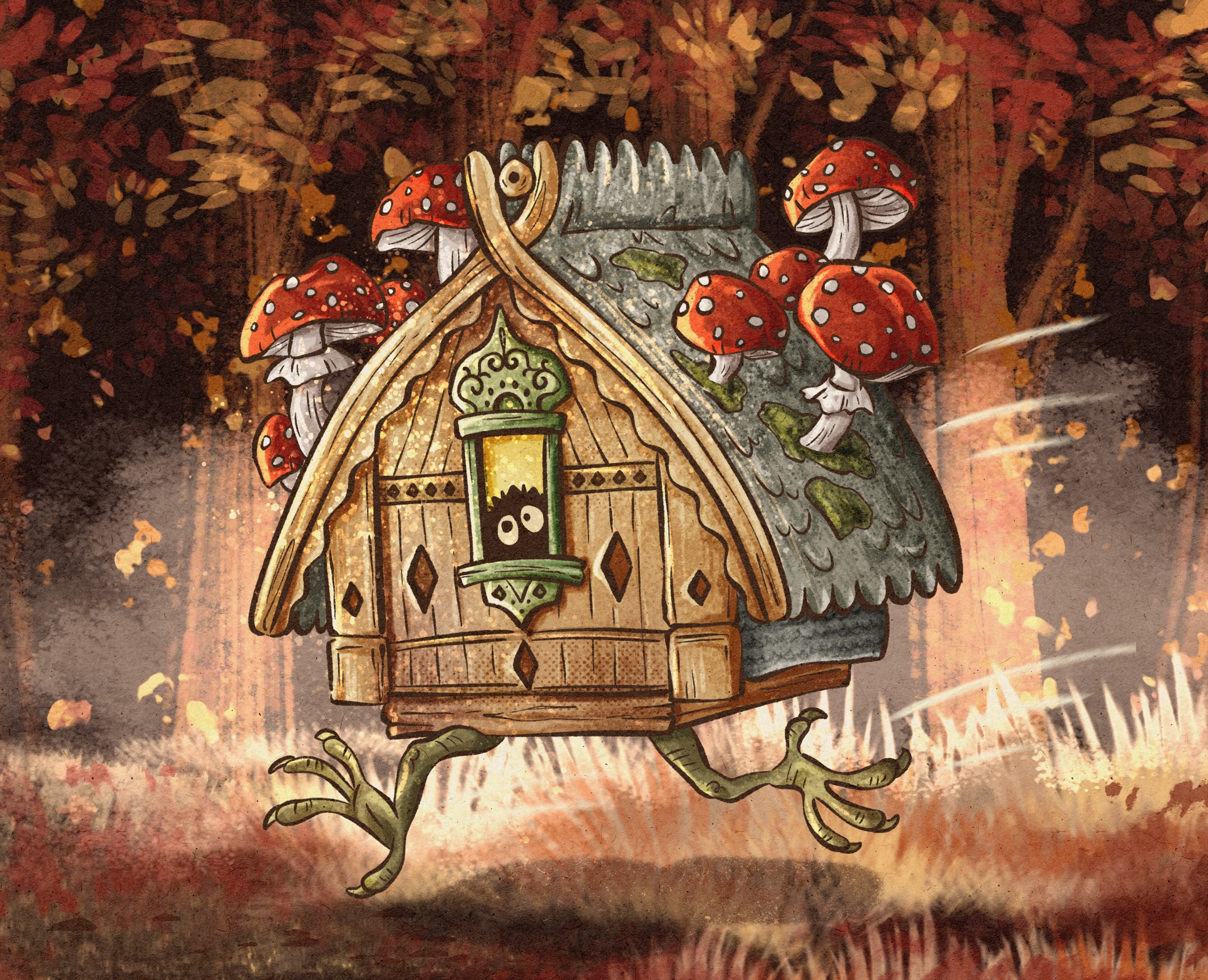 Инктобер - уютные скетчи — Иллюстрация, Графика на Dprofile