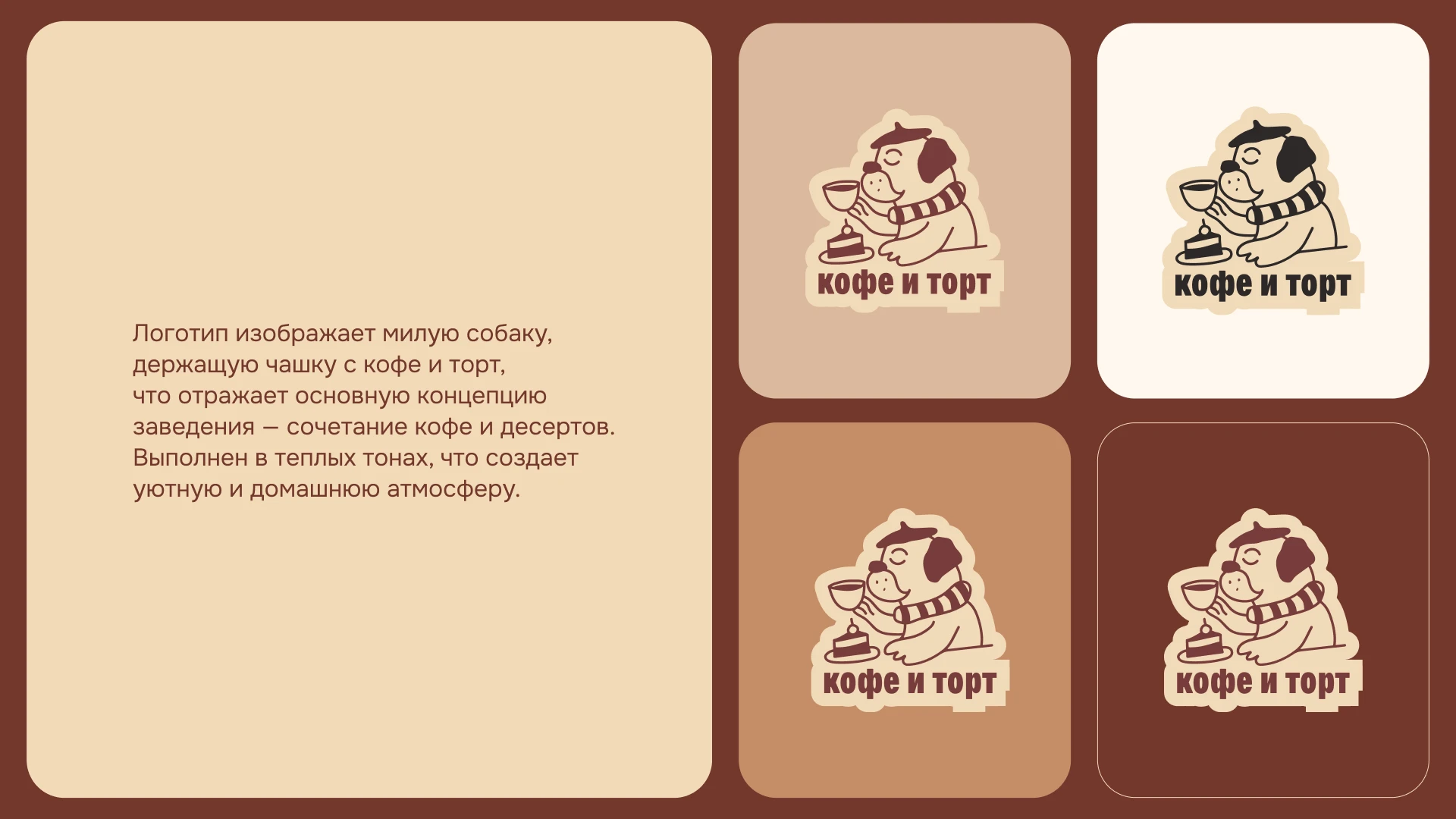 Фирменный стиль кофейни "кофе и торт" — Изображение №3 — Брендинг на Dprofile