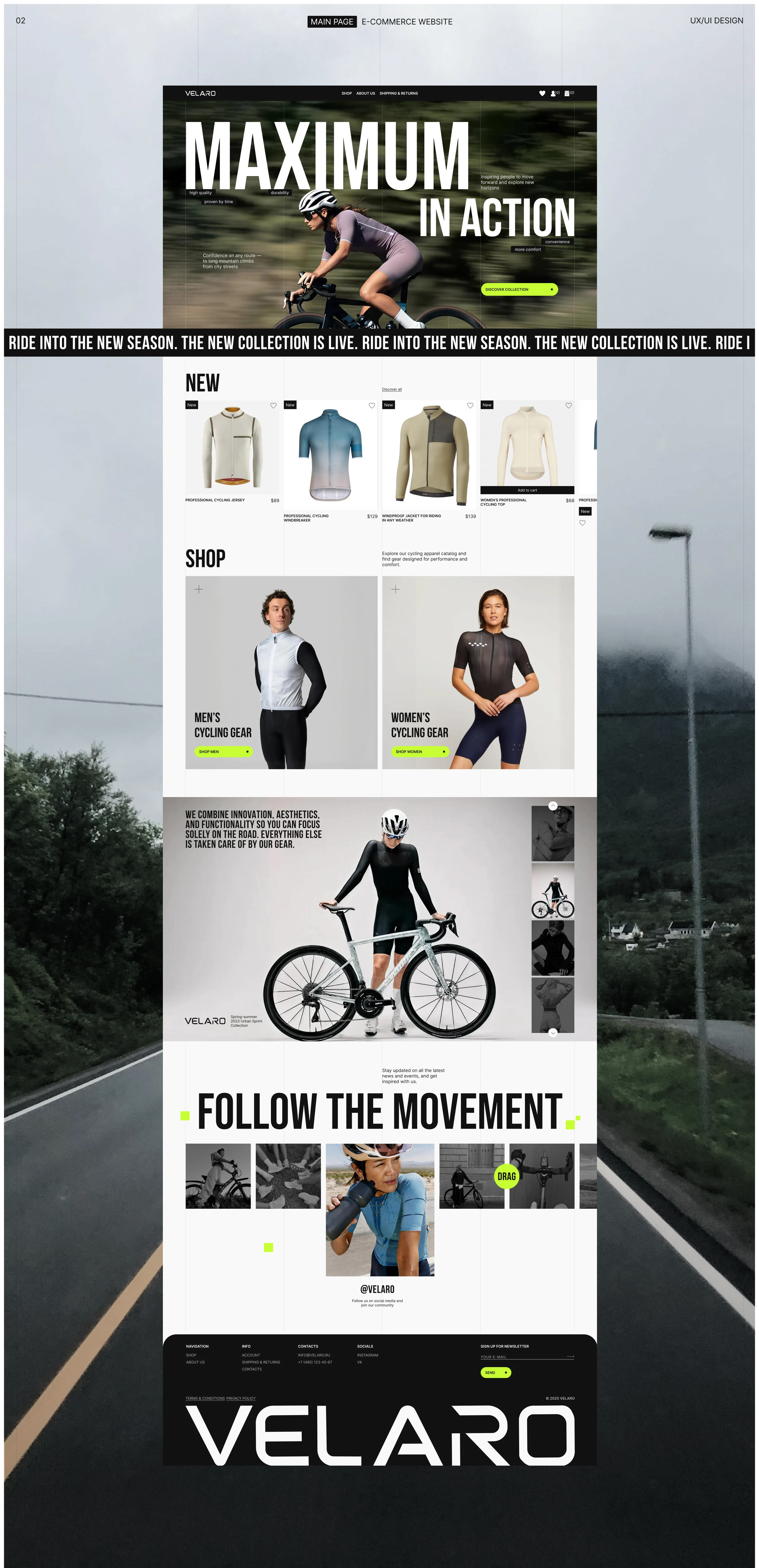 VELARO | E-COMMERCE — Изображение №3 — Интерфейсы на Dprofile