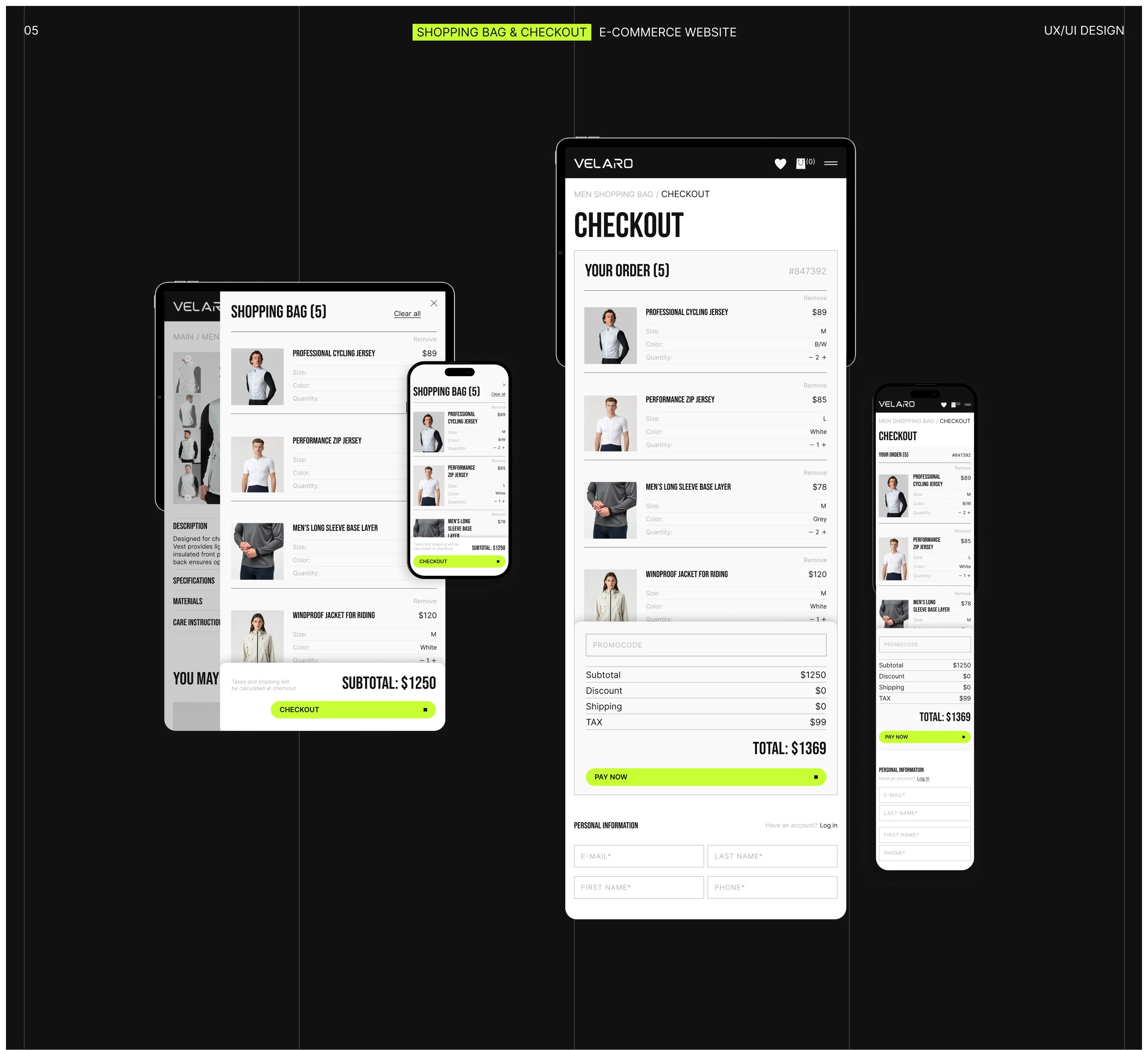 VELARO | E-COMMERCE — Изображение №9 — Интерфейсы на Dprofile