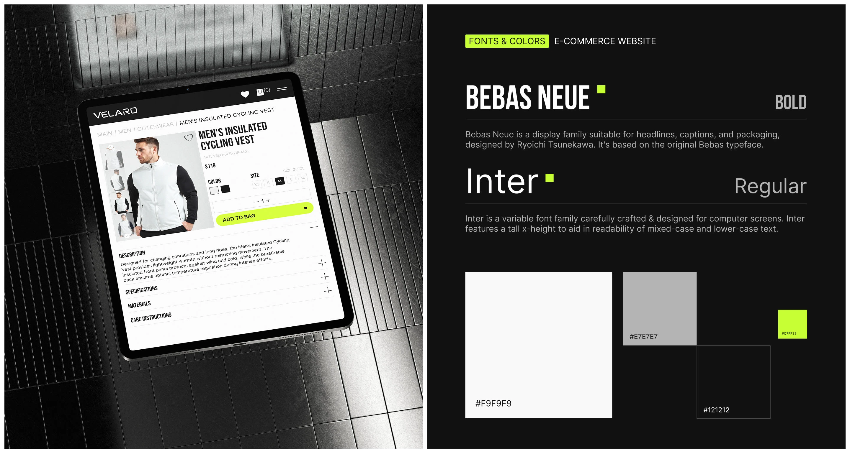 VELARO | E-COMMERCE — Изображение №7 — Интерфейсы на Dprofile